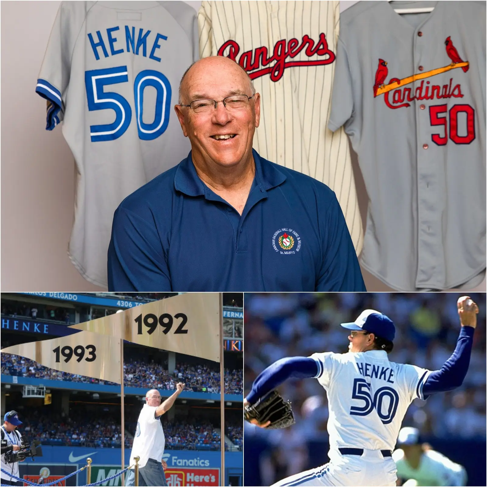 Cover Image for “Without Toronto, I probably wouldn’t have succeeded.” Blue Jays legend Tom Henke emotionally shared as he publicly revealed his long battle with anxiety for the first time.