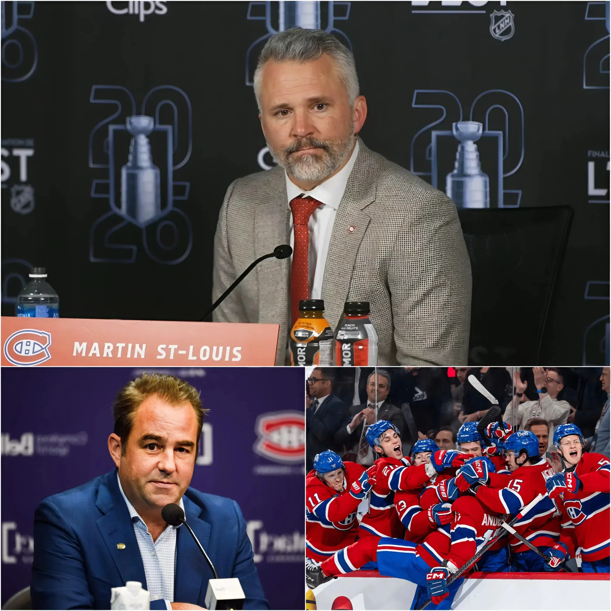Cover Image for ⏱️ IL Y A 10 MINUTES : L’entraîneur Martin St. Louis a créé la surprise en dévoilant une liste de cinq noms qu’il souhaite voir la direction des Montreal Canadiens recruter dès ce mercato estival. Le technicien canadien a affirmé sans détour que l’effectif actuel ne répond pas encore pleinement à la philosophie