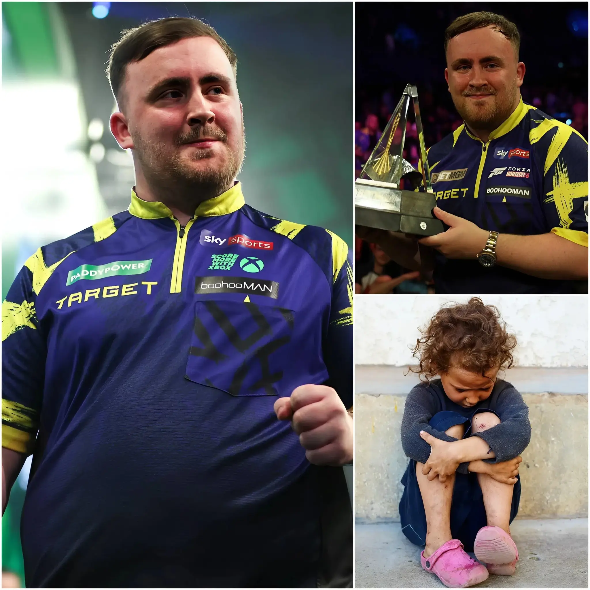 Cover Image for ❤️🎯HEARTBREAKING NEWS: Luke Littler, the 2026 Premier League Darts champion, has shocked the world by donating all of his prize money from the recent championship to help underprivileged children in the United Kingdom.