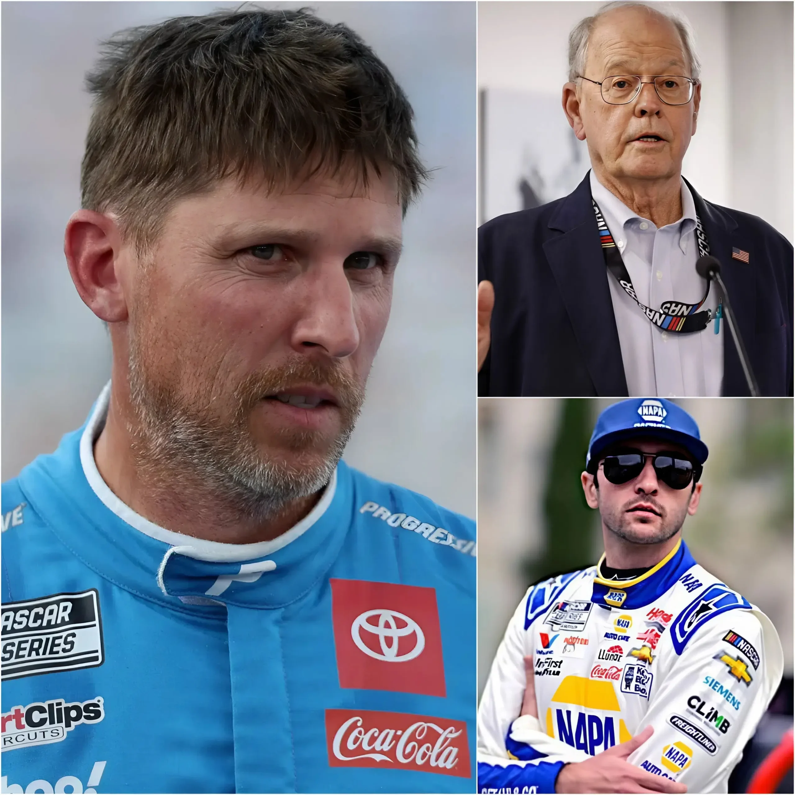 Cover Image for “‘If they checked carefully, everything would be clear…’ — Denny Hamlin requested NASCAR conduct a special investigation into Chase Elliott after Texas; but the final result reversed the entire controversy and sent the NASCAR garage into a frenzy.”