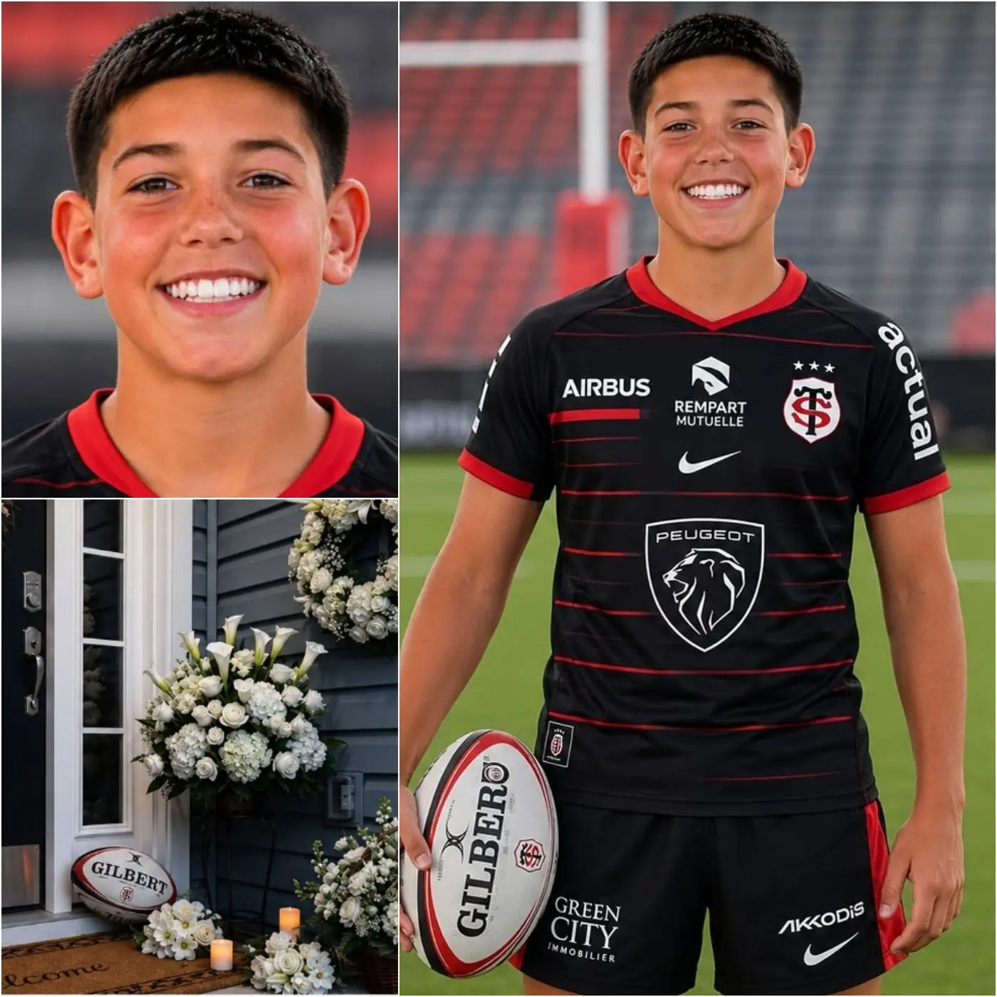 Cover Image for 😢TRAGÉDIE : Le monde du rugby est sous le choc après la disparition brutale d’un jeune prodige de seulement 12 ans, considéré comme un futur espoir du Stade Toulousain