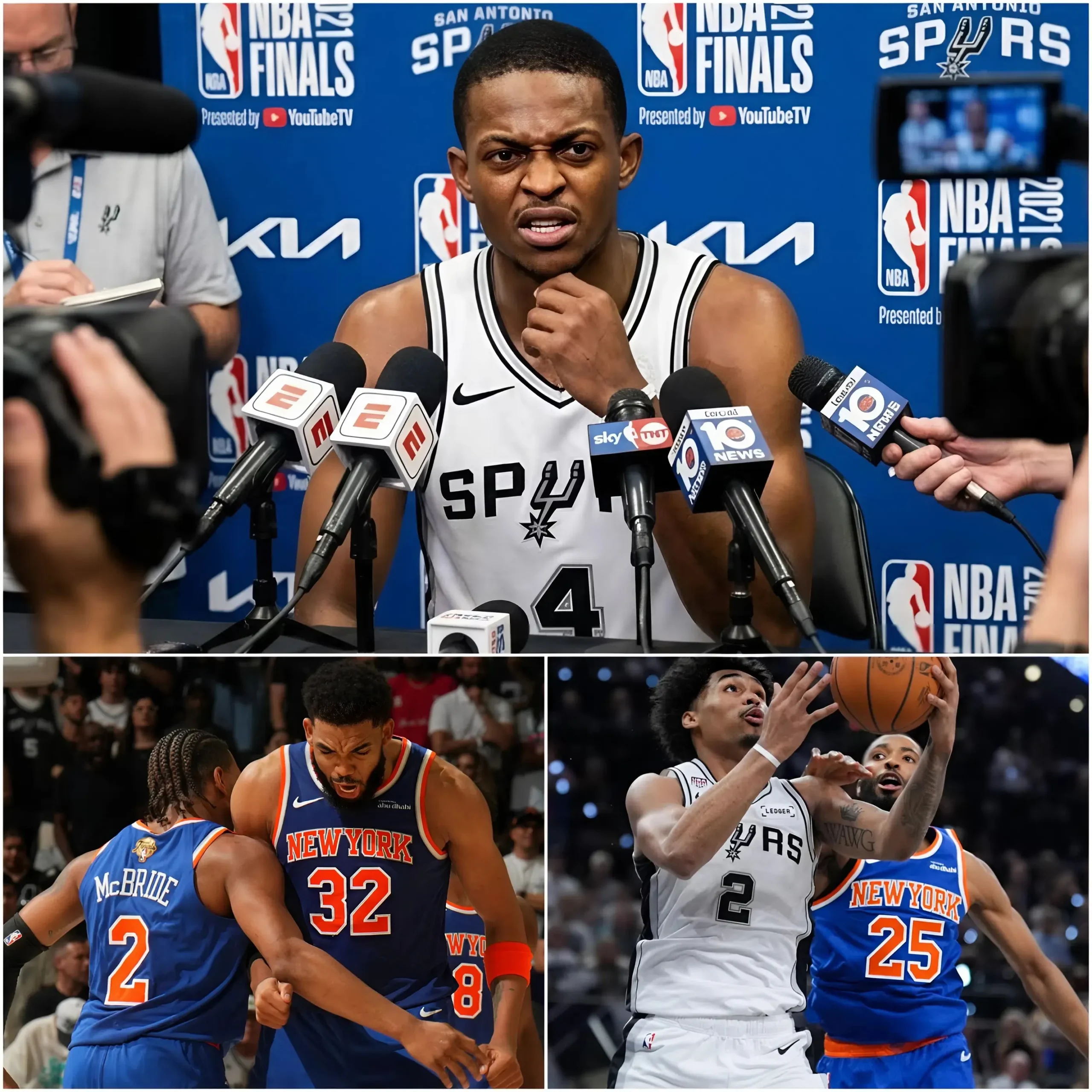 Cover Image for The NBA was forced to hold an unexpected emergency meeting following the San Antonio Spurs’ 104-105 loss to the New York Knicks. However, the most shocking moment of the night did not take place on the court—it happened during the postgame press conference.