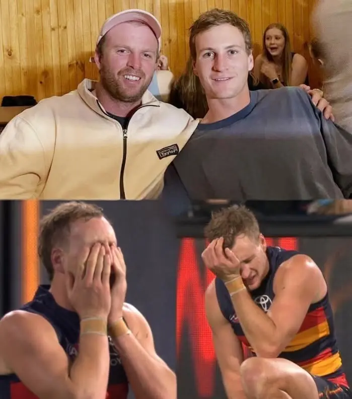 Cover Image for 💔 “No one truly understands the pain he’s going through…” — Adelaide Crows captain Jordan Dawson couldn’t hold back his tears in a moving moment after his heroic performance, as the immense pain he endured following a family tragedy brought the AFL community to tears…😢👇