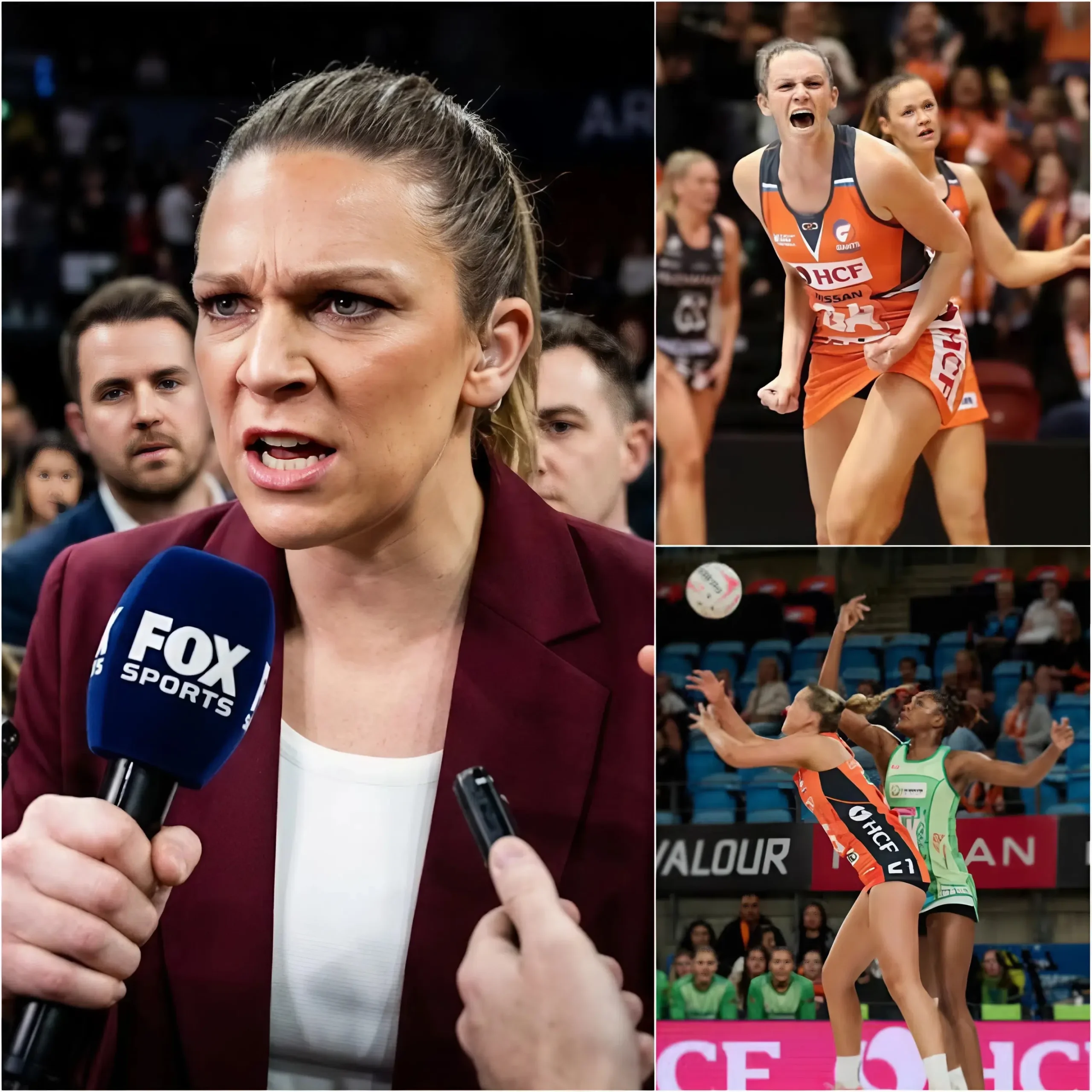 Cover Image for “THE REFEREE STOLE OUR WIN!” GWS Giants star Jo Harten exploded, fiercely criticizing the refereeing after the heartbreaking 60-61 loss to West Coast Fever in Round 13 of the Suncorp Super Netball.
