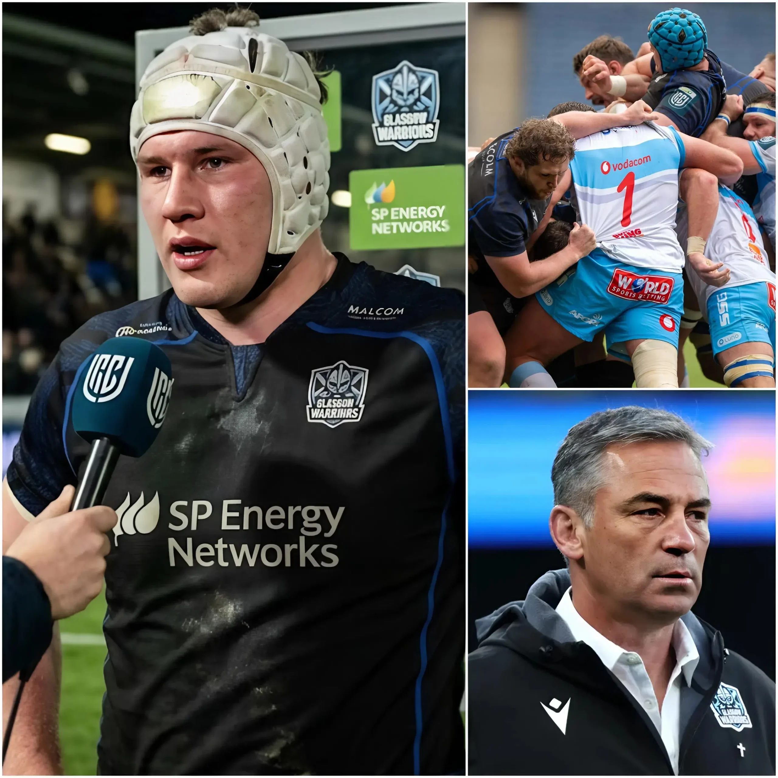 Cover Image for “Is this what you call a victory? It’s truly shameful!” Following a narrow 21-22 defeat, Glasgow Warriors star Gregor Hiddleston could not hide his frustration and publicly criticized the style of play employed by the Vodacom Bulls.