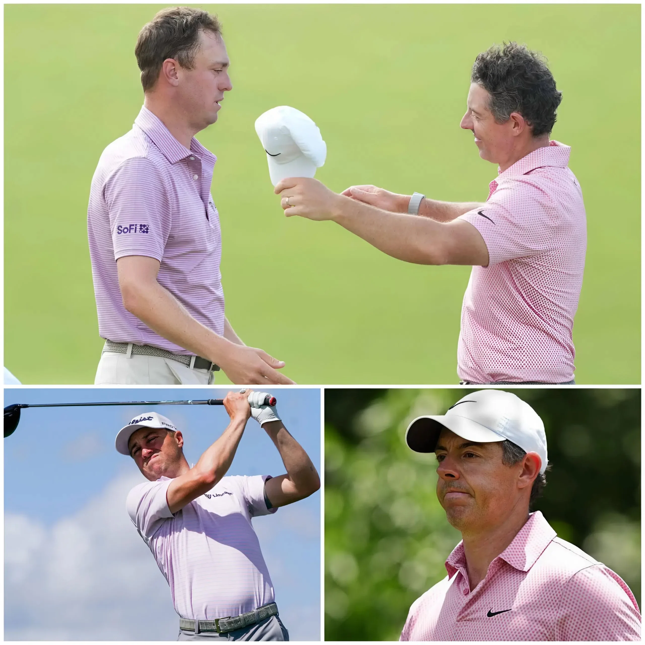 Cover Image for 🚨 “It Was Just Insane”: Justin Thomas has unexpectedly revealed why he felt compelled to hug Rory McIlroy after a chaotic round, and what happened between the two stars has golf fans across America talking.