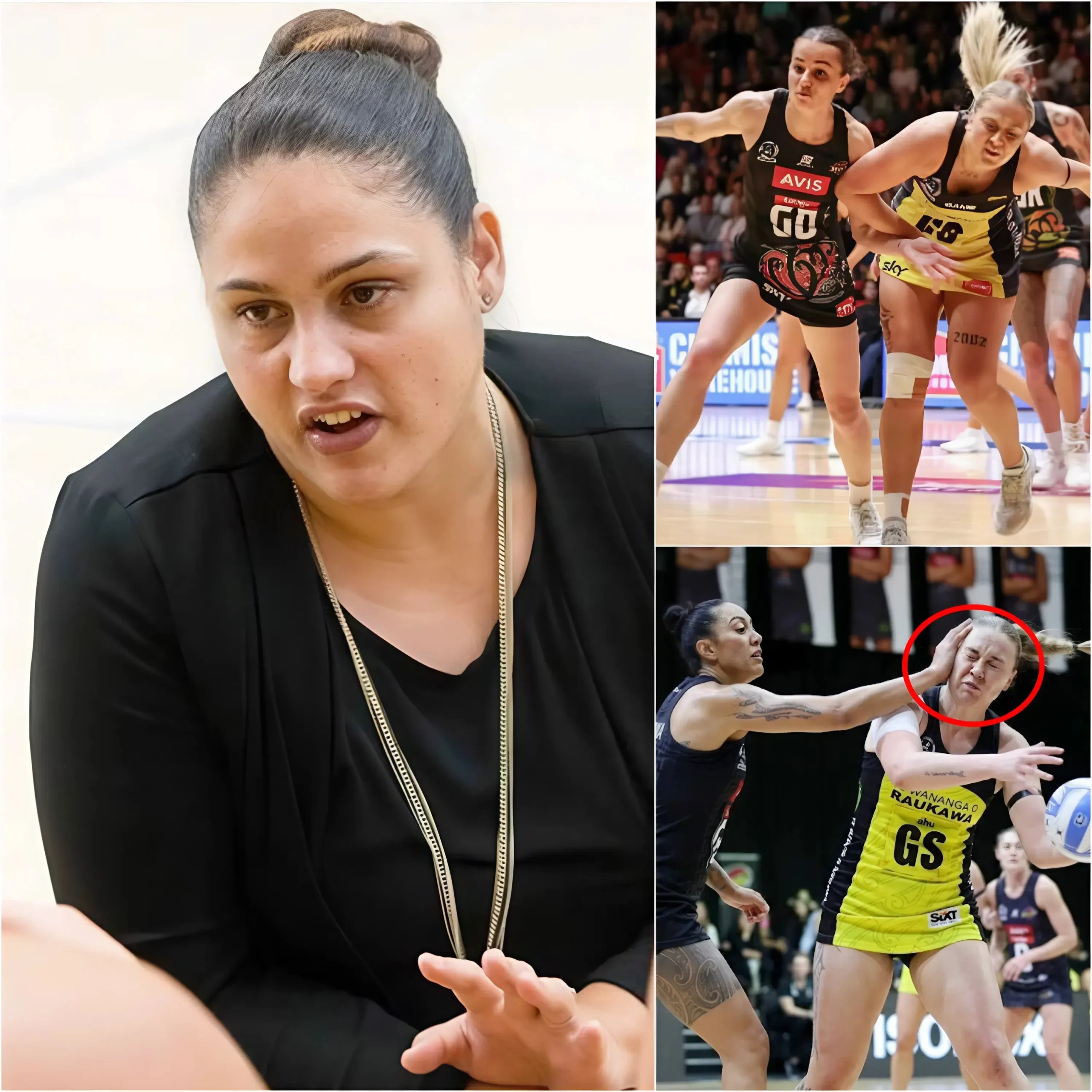 Cover Image for “I WILL EXPOSE IT ALL” – Coach Anna Andrews-Tasola has sparked outrage by publicly presenting evidence accusing the main referee of bias and controversial decisions in Central Pulse’s bitter loss to Waikato Bay of Plenty Magics.