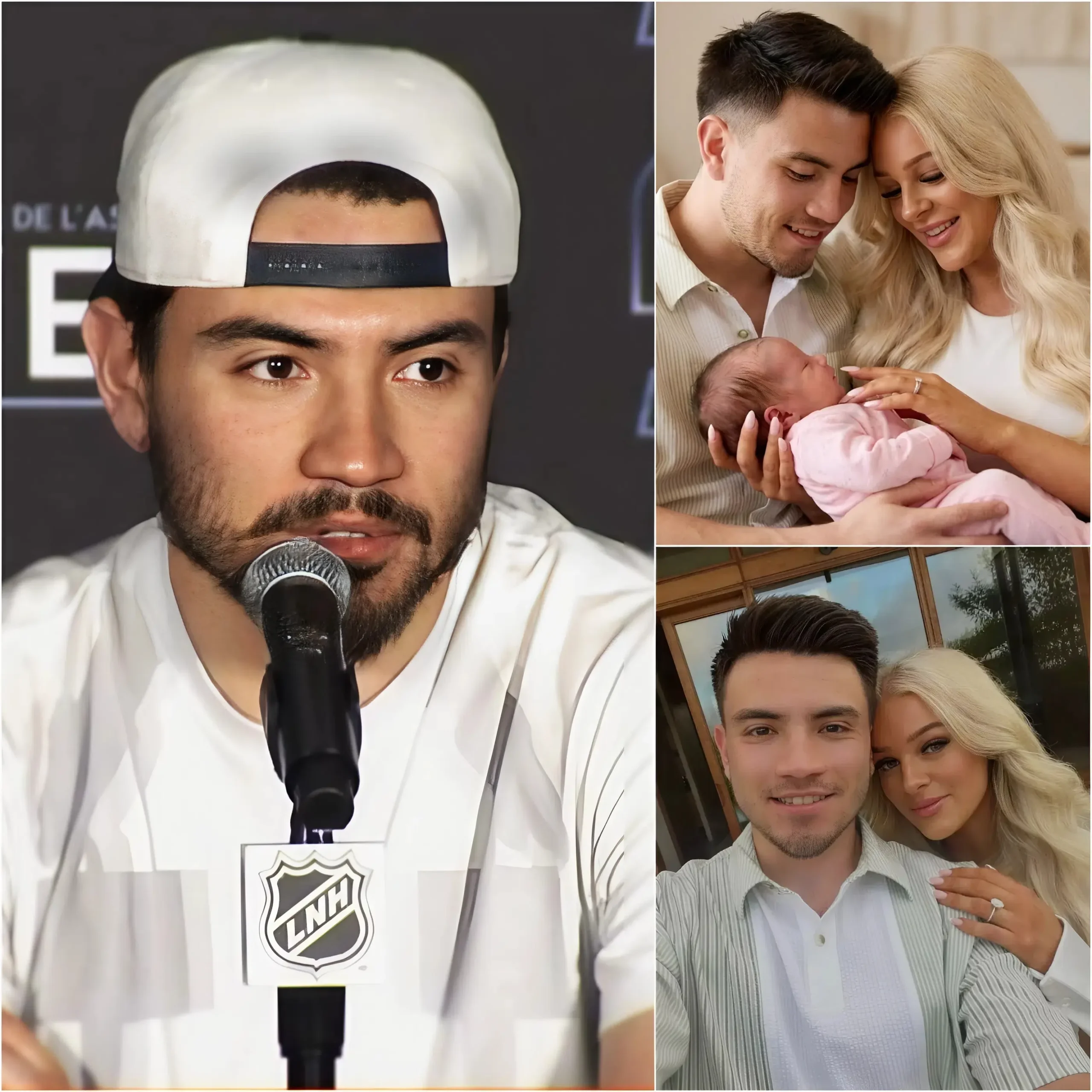 Cover Image for 💕 DERNIÈRE NOUVELLE : Un peu plus d’un mois après avoir accueilli sa fille Maya Suzuki, le capitaine des Montreal Canadiens, Nick Suzuki, est apparu de manière inattendue devant les médias avec une déclaration qui a laissé toute la NHL sous le choc.