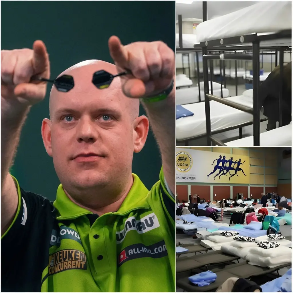 Cover Image for ❤️🎯While other sports stars flaunt luxury supercars and extravagant investments, Michael van Gerwen chooses to conquer a completely different kind of peak. Fresh off his crowning glory at the Nordic Darts Masters 2026, the darts icon quietly poured £1.3 million into building a sanctuary for the homeless in his beloved hometown.