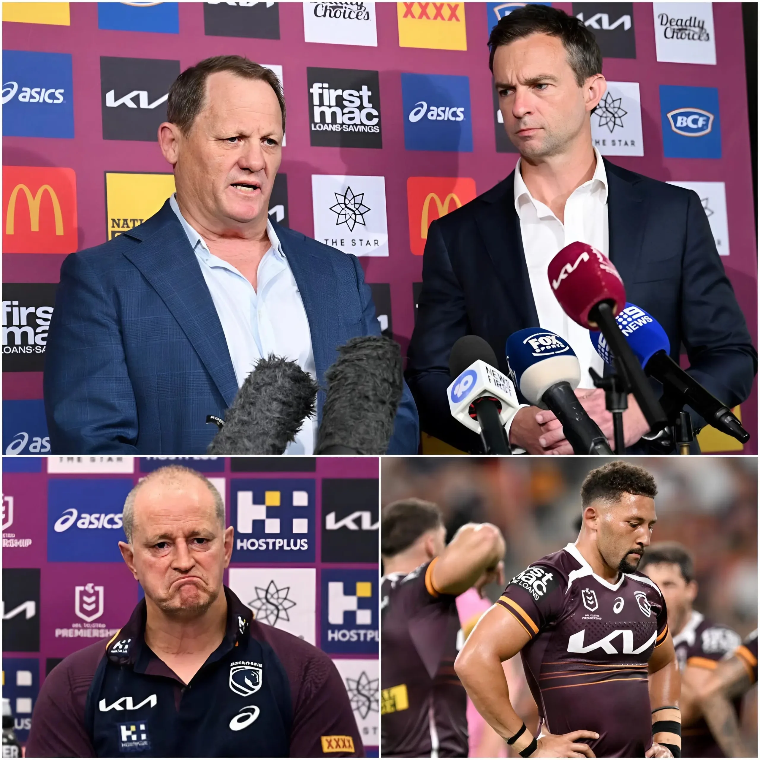 Cover Image for “WE HAVE MADE OUR DECISION” 5 MINUTES AGO: The Brisbane Broncos leadership has made a surprising decision regarding the future of head coach Michael Maguire following a disappointing run of results. More details below 👇👇