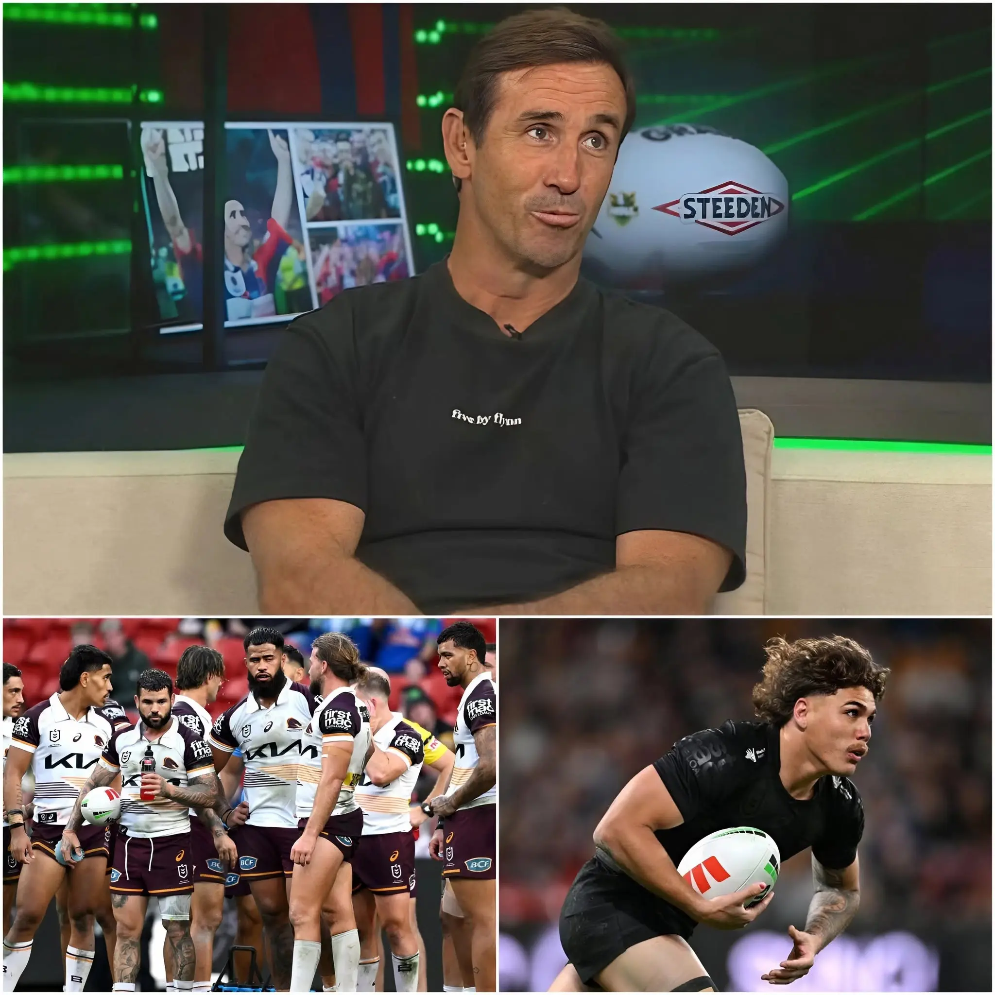 Cover Image for “For the Brisbane Broncos to defend their premiership is almost impossible,” NRL legend Andrew Johns stressed in a recent speech