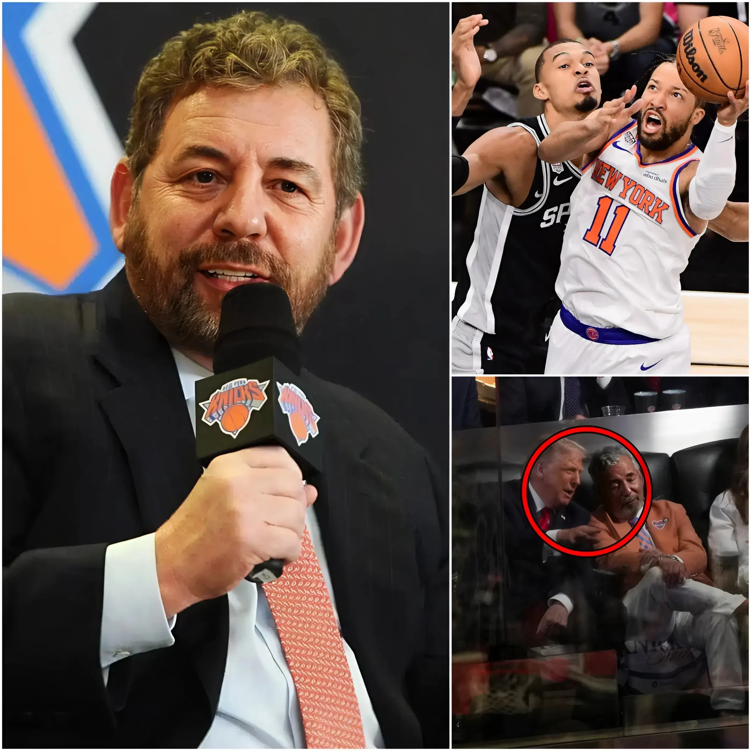 Cover Image for 🚨BREAKING NEWS 20 MINUTES AGO: New York Knicks owner James Dolan has reportedly revealed the reason why the New York Knicks players were unable to perform at 100%, leading to their shocking 111–115 defeat against the San Antonio Spurs.
