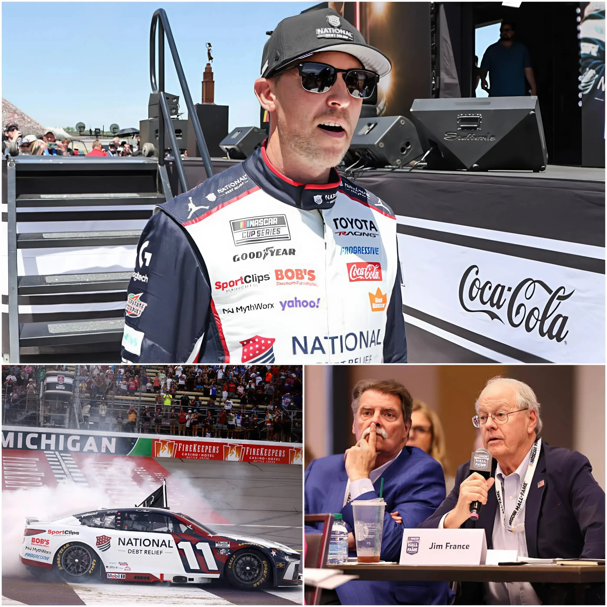 Cover Image for 🚨🏁 HOT NEWS: After two days of investigation, NASCAR has officially announced the results regarding Denny Hamlin’s car and engine at the FireKeepers Casino 400.