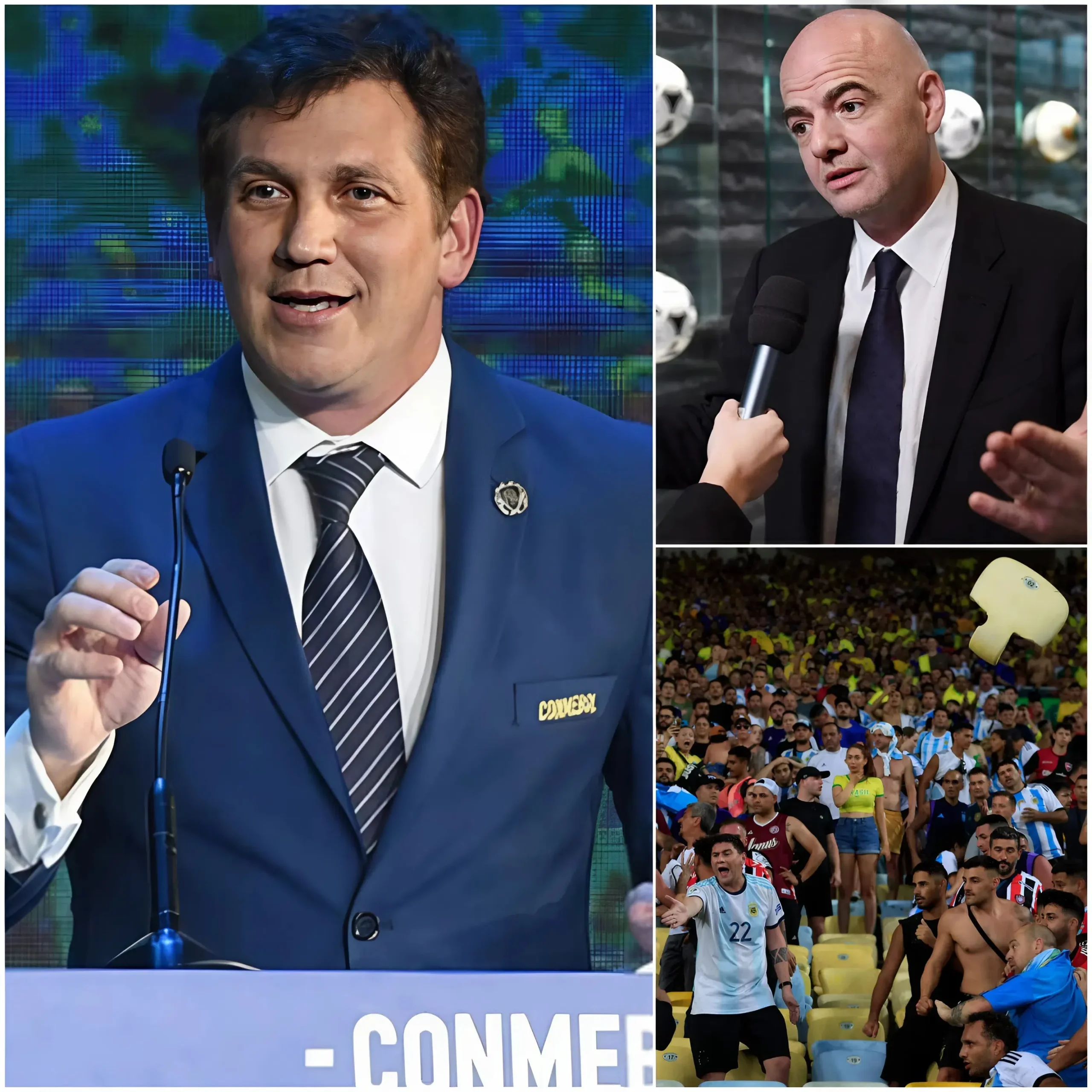 Cover Image for 🚨ÚLTIMA HORA: La Confederación Sudamericana de Fútbol (CONMEBOL) presentó una queja formal ante la FIFA después de que el organismo decidiera retirar más de 1,000 boletos a aficionados sudamericanos.