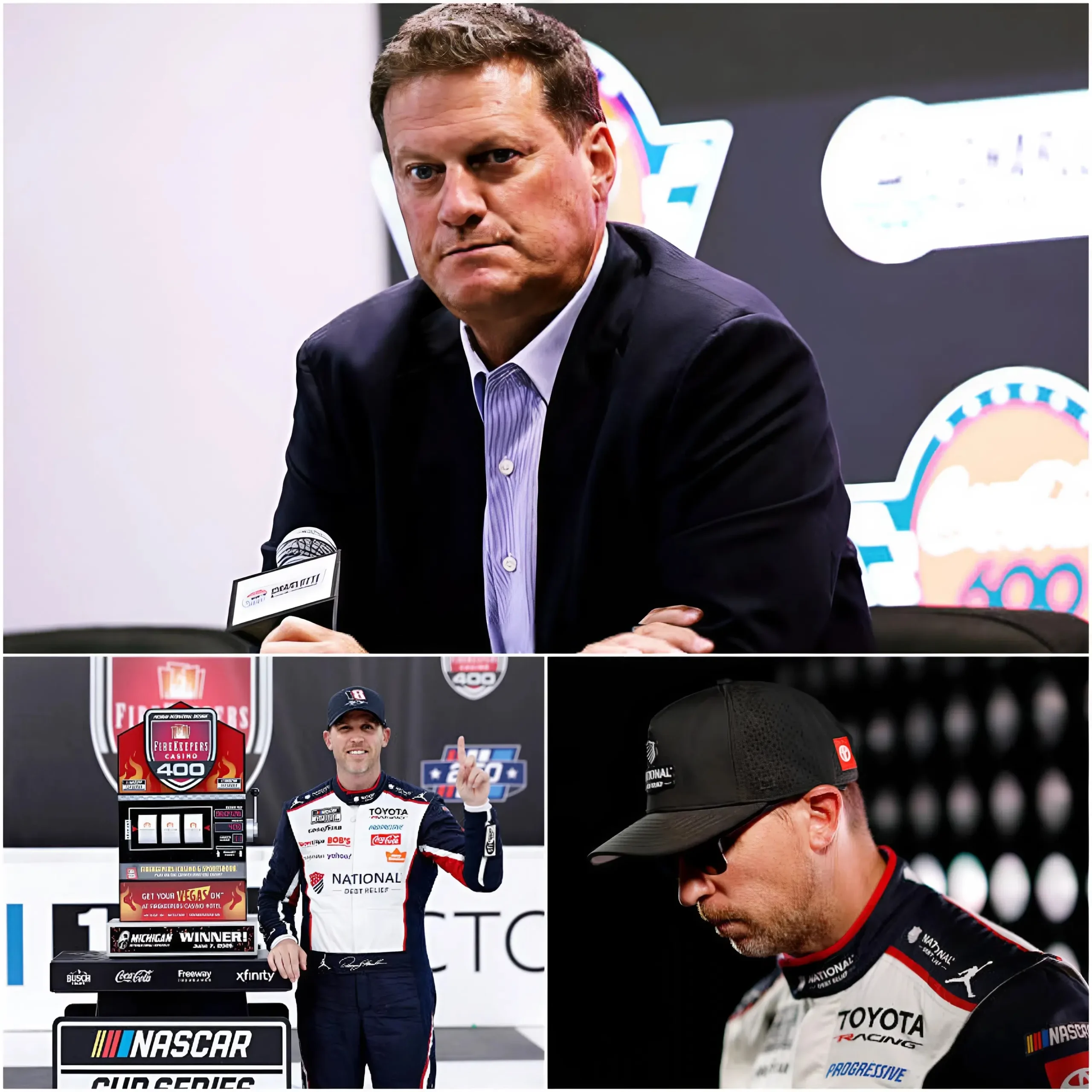 Cover Image for 🏁 SHOCKING NASCAR NEWS THIS MORNING 🛑 After a series of accusations from 9 NASCAR drivers, Steve O’Donnell has officially announced the shocking results of the investigation into alleged cheating by Denny Hamlin at the 2026 FireKeepers Casino 400 – “We can’t hide this any longer!”… 👇👇👇