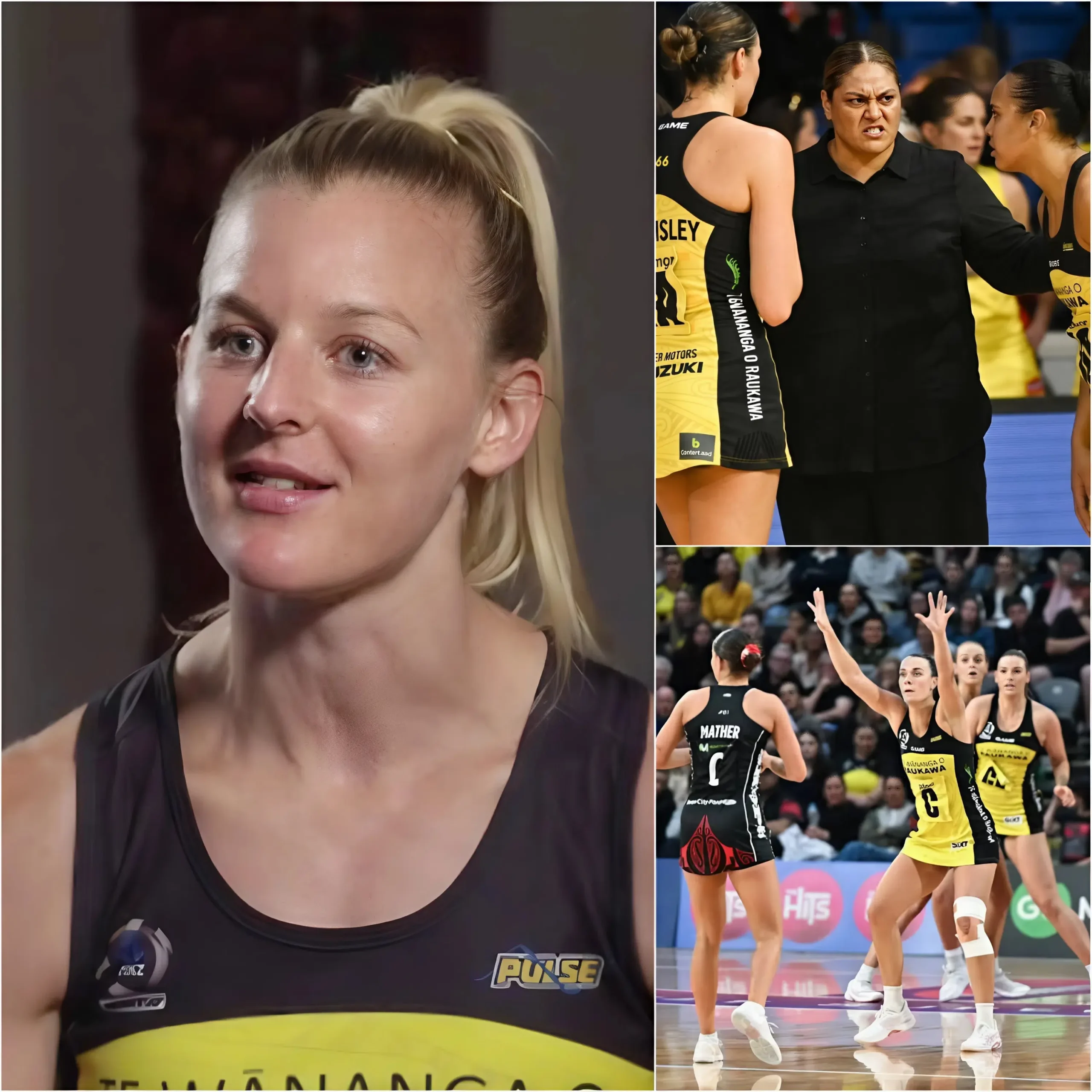 Cover Image for “IF HE CONTINUES PLAYING LIKE THIS, CENTRAL PULSE WILL NEVER MAKE IT TO THE NEXT ROUND IN ANZ.” Just five minutes ago, Katrina Rore, one of the greatest legends in Central Pulse history