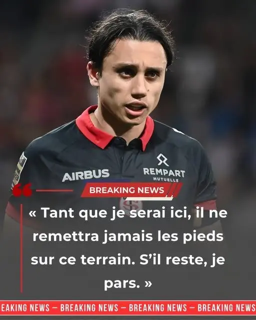 Cover Image for 💥 « S’il reste, je pars » : sous tension extrême, le vestiaire du Stade Toulousain vacille dangereusement après la sortie choc et glaciale d’Ange Capuozzo, une phrase lourde de conséquences qui laisse planer le spectre d’une véritable implosion…