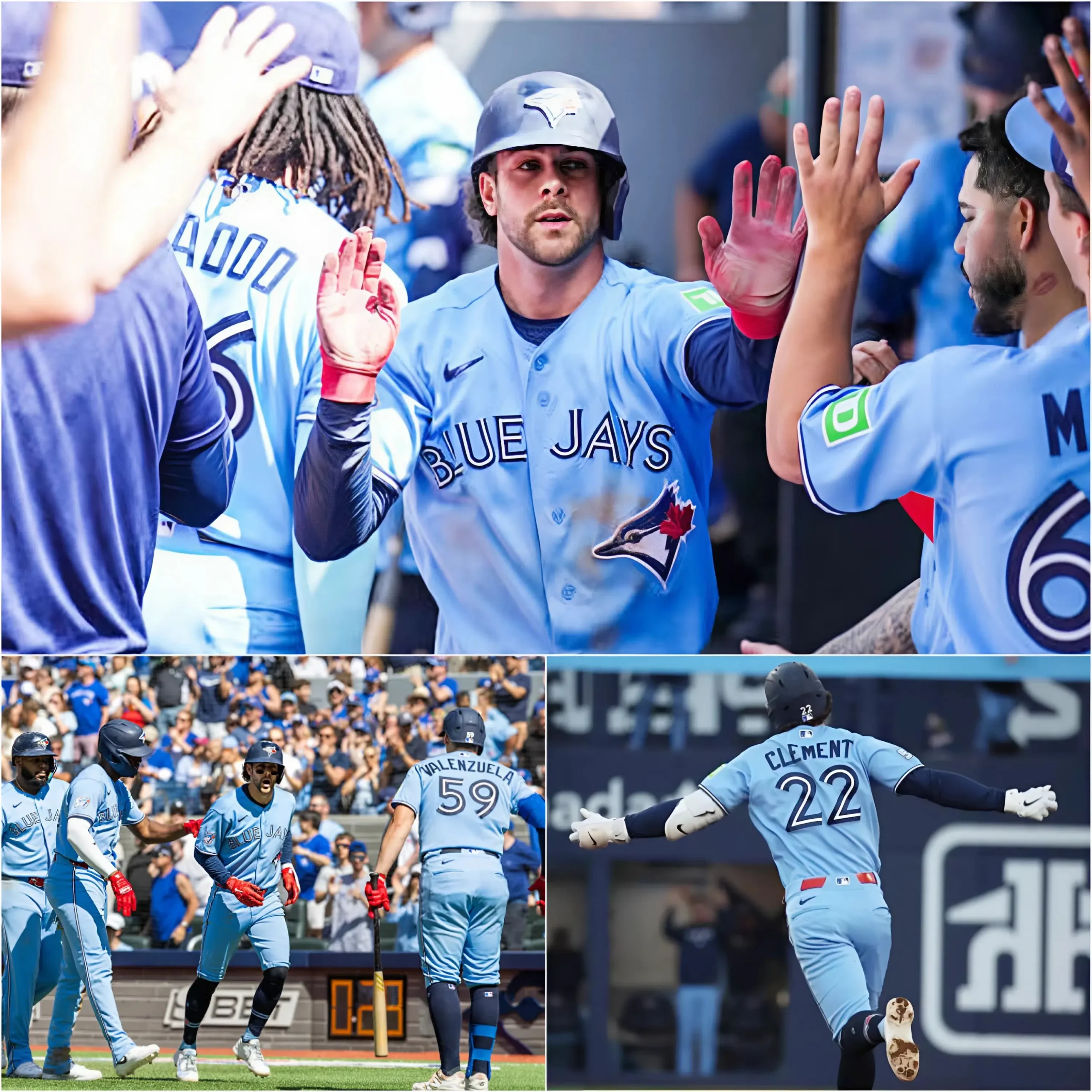 Cover Image for “HE DESERVES RESPECT” Ernie Clement is becoming one of the most beloved players by Toronto Blue Jays fans this season thanks to his fierce fighting spirit, versatility, and professional attitude on the court.