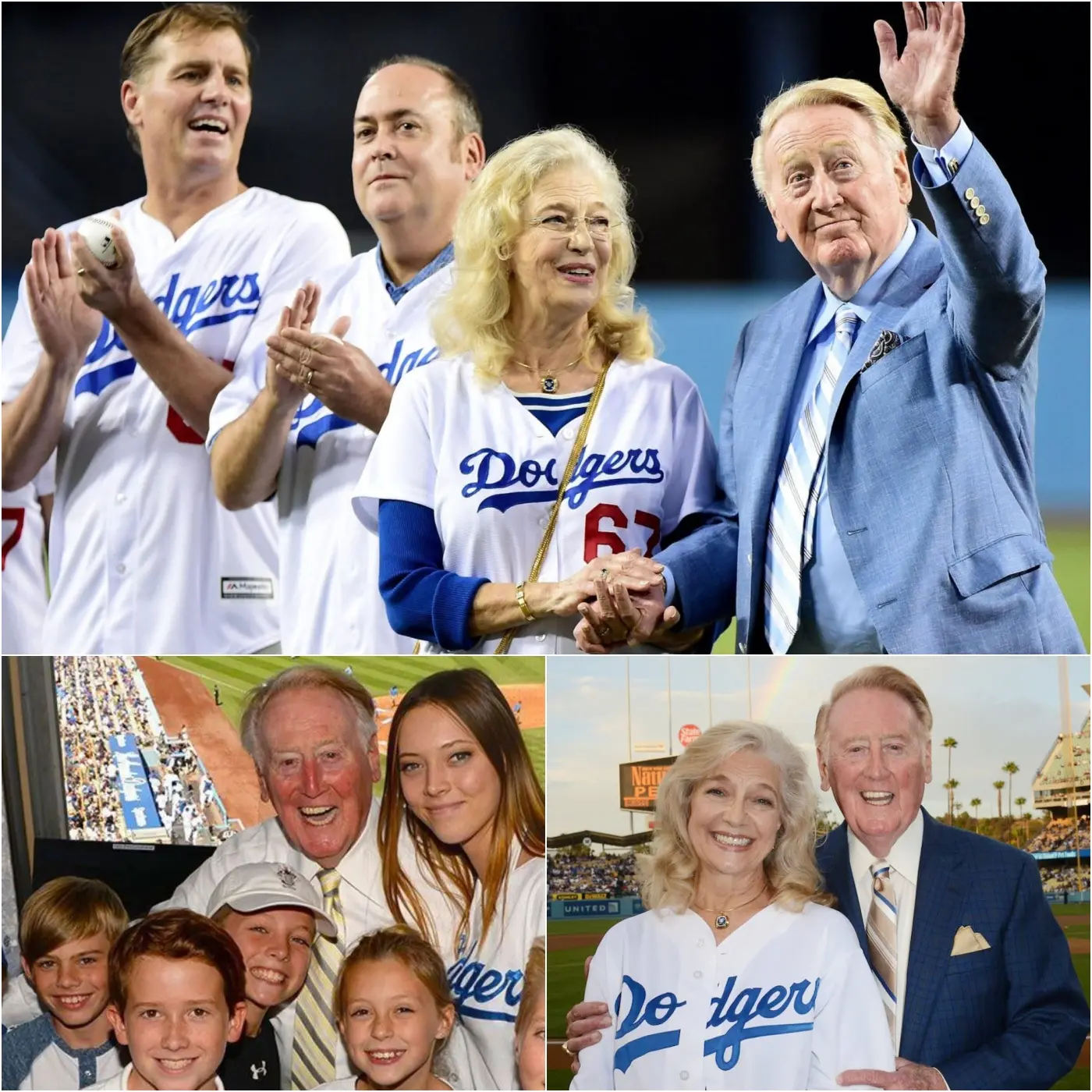 Cover Image for BREAKING: Vin Scully’s family caused a stir when they flatly refused to erect a $1.1 million memorial statue in front of Dodger Stadium, instead deciding to use all the money to open a baseball center for underprivileged children to fulfill the legend’s last wish