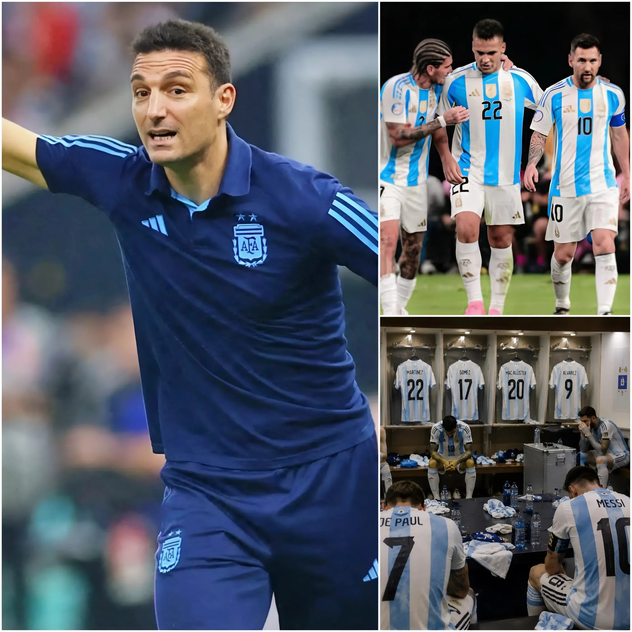 Cover Image for Lionel Scaloni was forced to make his most painful decision ahead of the big stage: a familiar name in the Argentina squad unexpectedly became the one sacrificed amid a wave of injuries and the immense pressure of defending the world title…