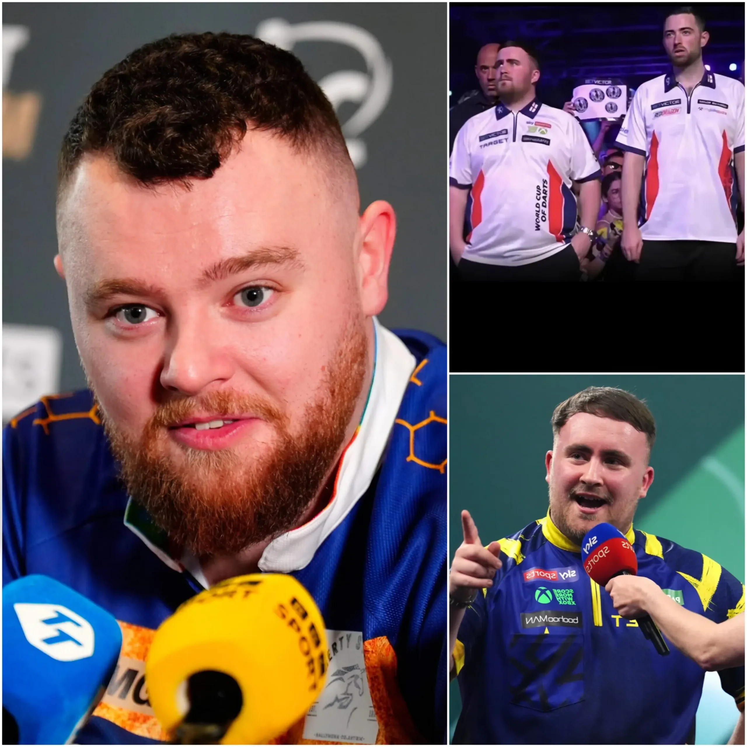 Cover Image for 🎯🔥 “ALL EYES WILL BE ON ENGLAND…” Josh Rock has delivered a bold message ahead of the World Cup of Darts last-16 stage.