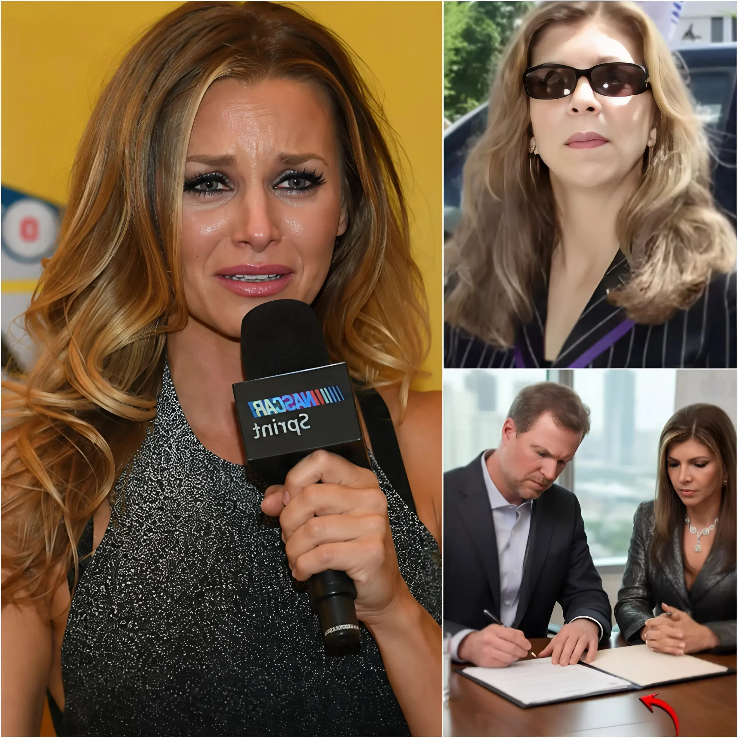 Cover Image for 🚨“I can’t keep this secret any longer… Please help my husband.” — Amy Earnhardt finally reveals the horrific pain Teresa Earnhardt inflicted on Dale Earnhardt Jr.