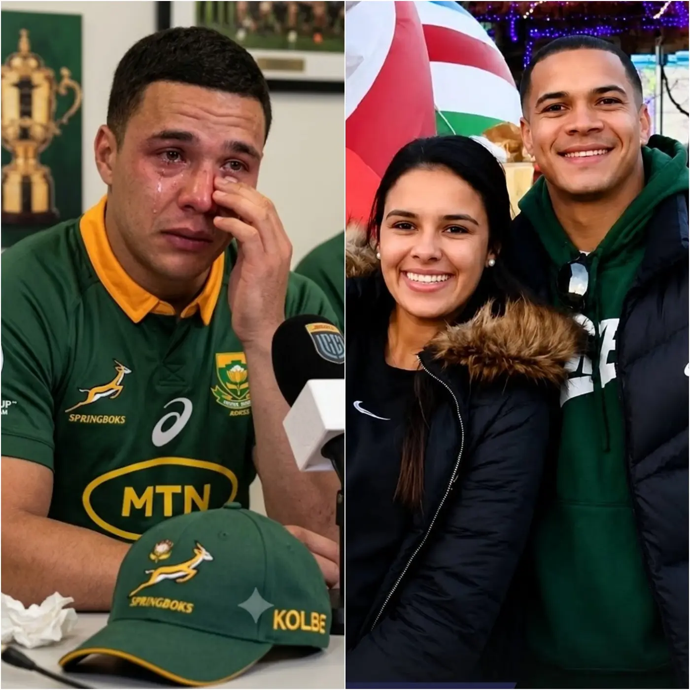 Cover Image for 💔 Le Stade Toulousain et toute la planète Top 14 sont sous le choc et unis dans la tristesse, adressant leurs pensées les plus sincères à l’ancien centre toulousain Cheslin Kolbe après une annonce bouleversante concernant son épouse Layla Kolbe… LIRE LA SUITE 👇👇