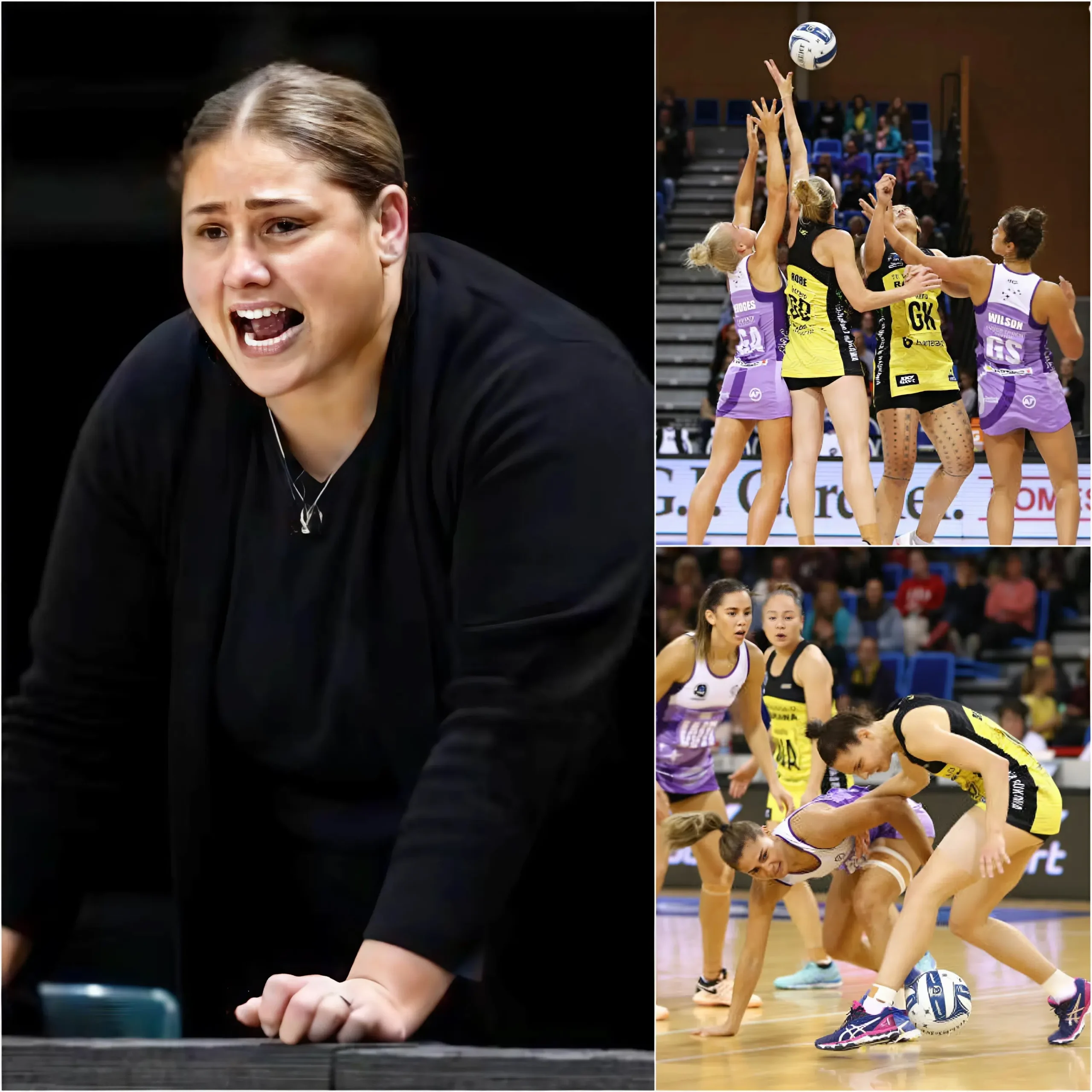 Cover Image for 🚨 ‘GET OUT OF HERE! SINCE I’VE EVER SEEN A COACH, I’VE NEVER SEEN A PLAYER AS BAD AS HIM!’ Central Pulse head coach Anna Andrews-Tasola reportedly lost control completely after the humiliating 59-49 loss to the Northern Stars.