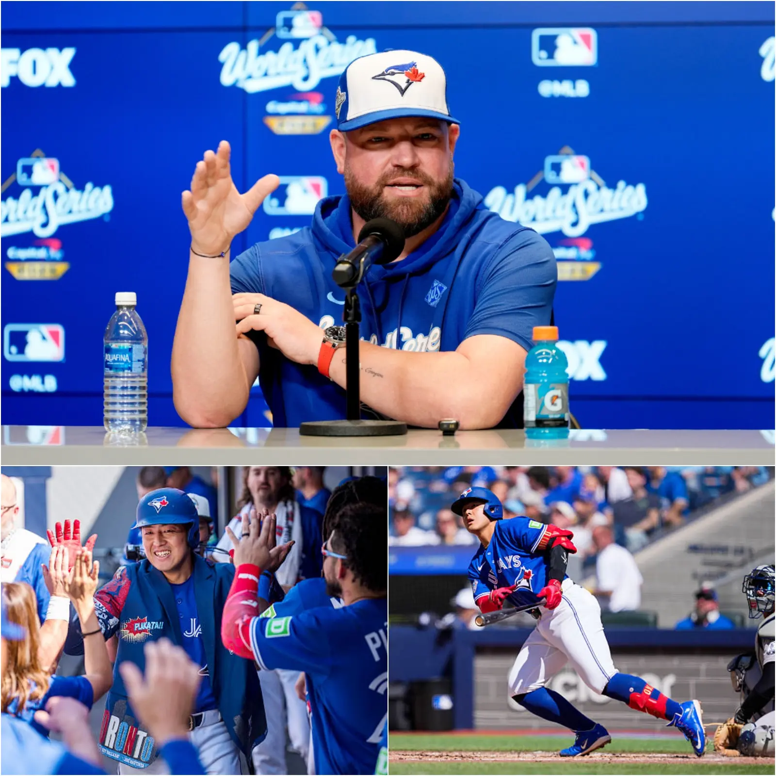 Cover Image for “That’s top-class power, irresistible power!” exclaimed coach John Schneider after witnessing Kazuma Okamoto execute one of the most impressive home runs of the season.