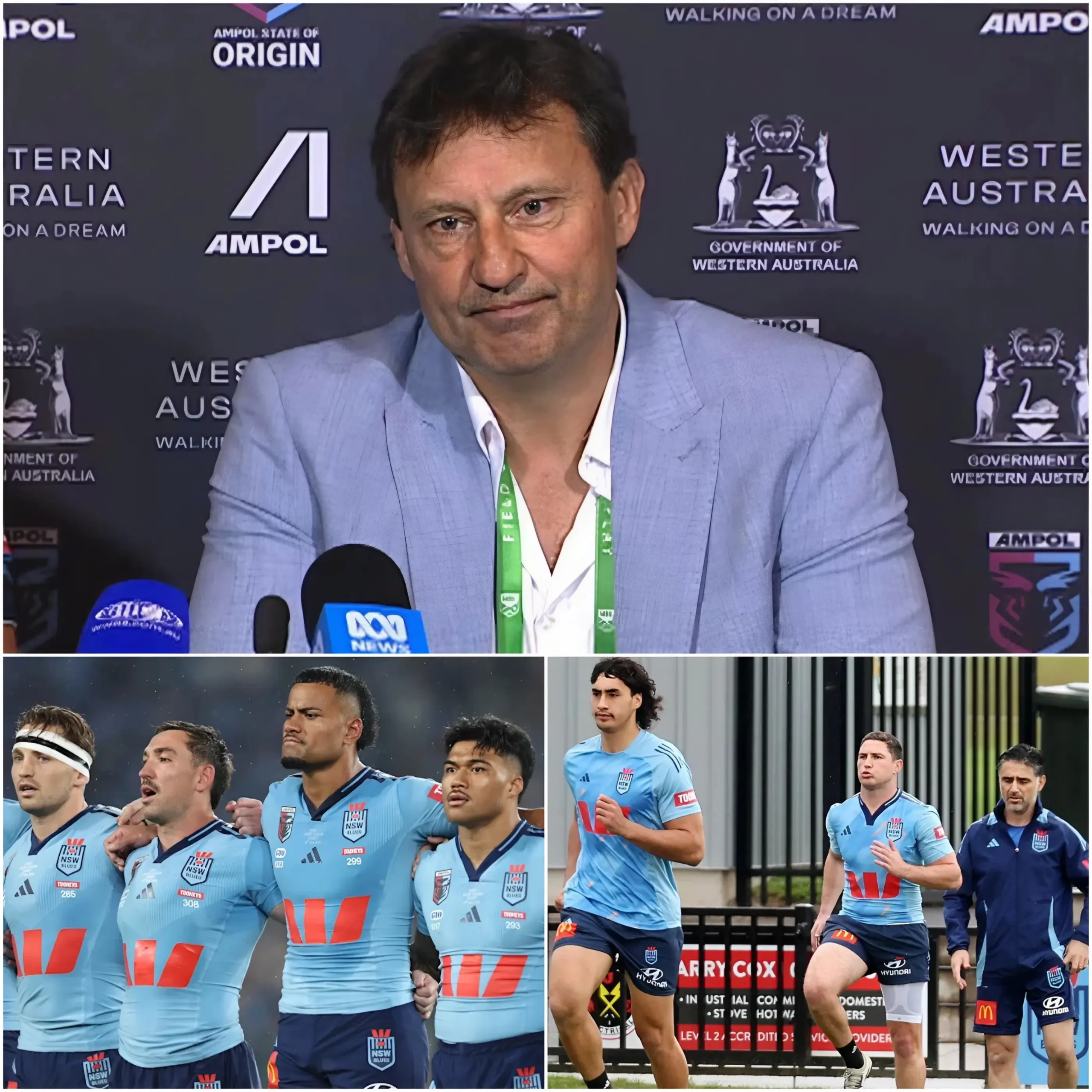 Cover Image for 🚨🏉 NSW Blues coach Laurie Daley has delivered a major boost ahead of State of Origin Game 2. After days of uncertainty surrounding his fitness, one of the team’s most important stars has reportedly reached a crucial recovery milestone and is now edging closer to a highly anticipated return.