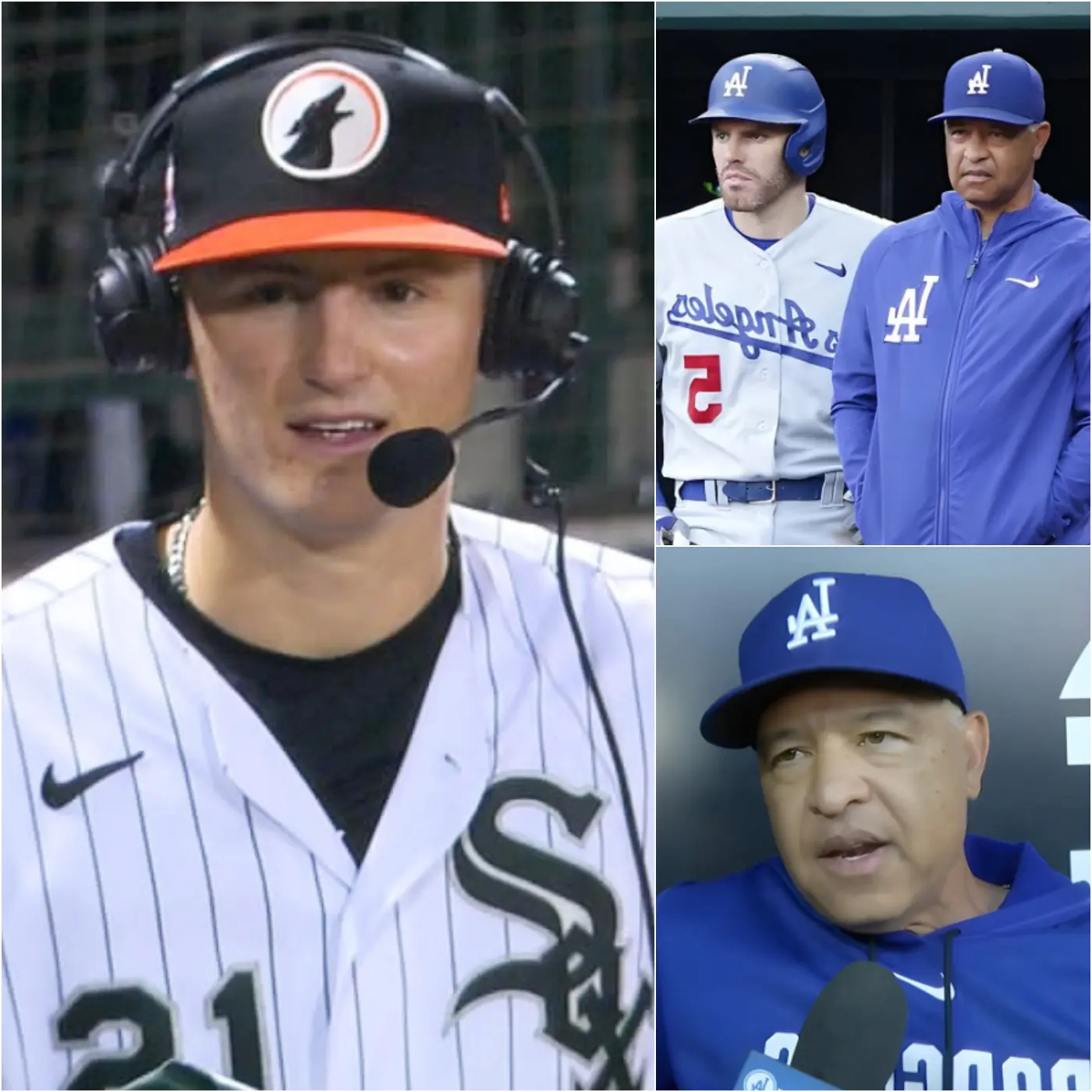 Cover Image for “THE LOS ANGELES DODGERS JUST HUMILIATED BASEBALL!” — After a crushing 8–2 victory, Chicago White Sox rising star Colson Montgomery didn’t hold back, blasting the Dodgers for what he called a shocking lack of intensity and discipline