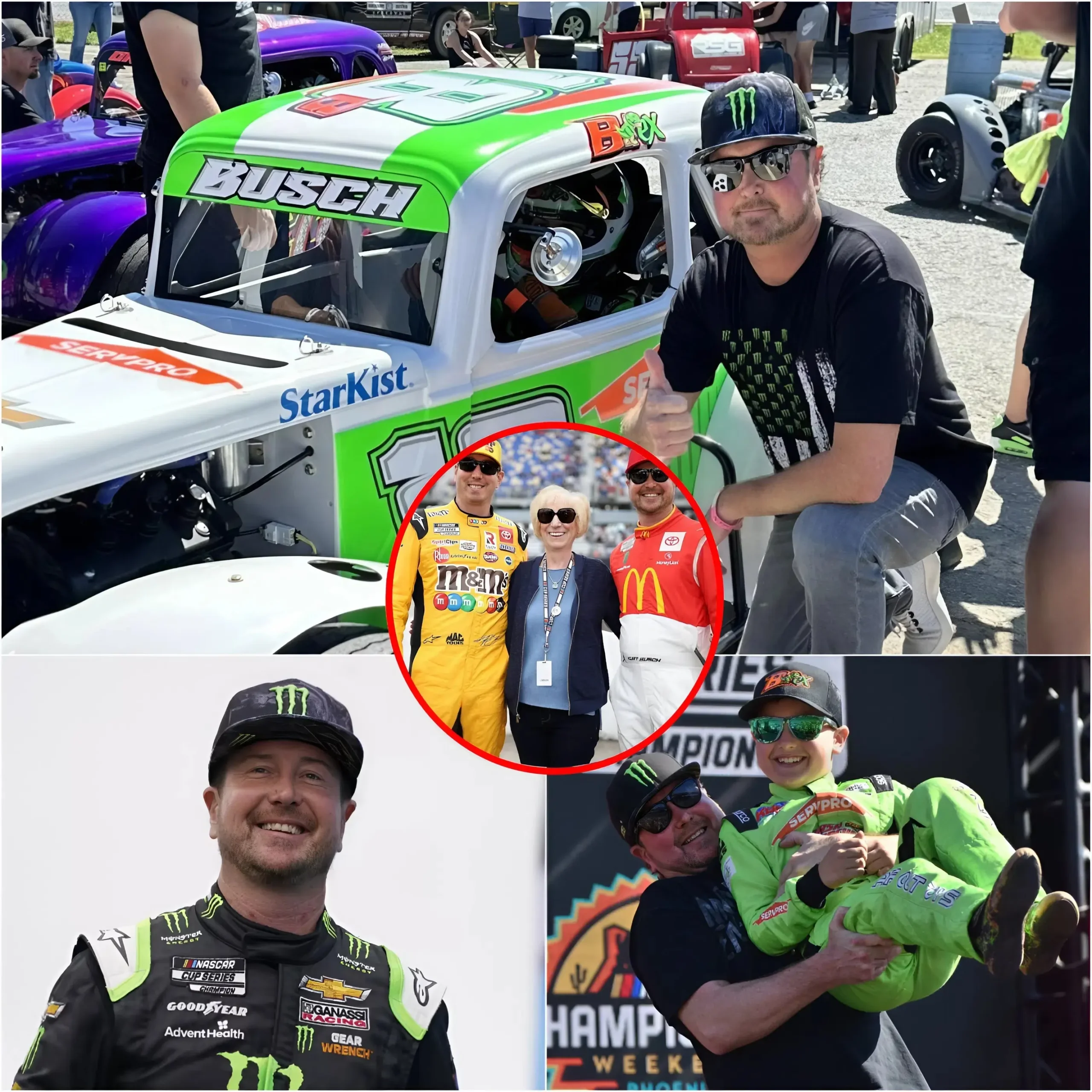 Cover Image for HEARTWARMING NEWS ❤️ Following in the footsteps of his legendary older brother Kyle Busch, Kurt Busch is now more than just an uncle.