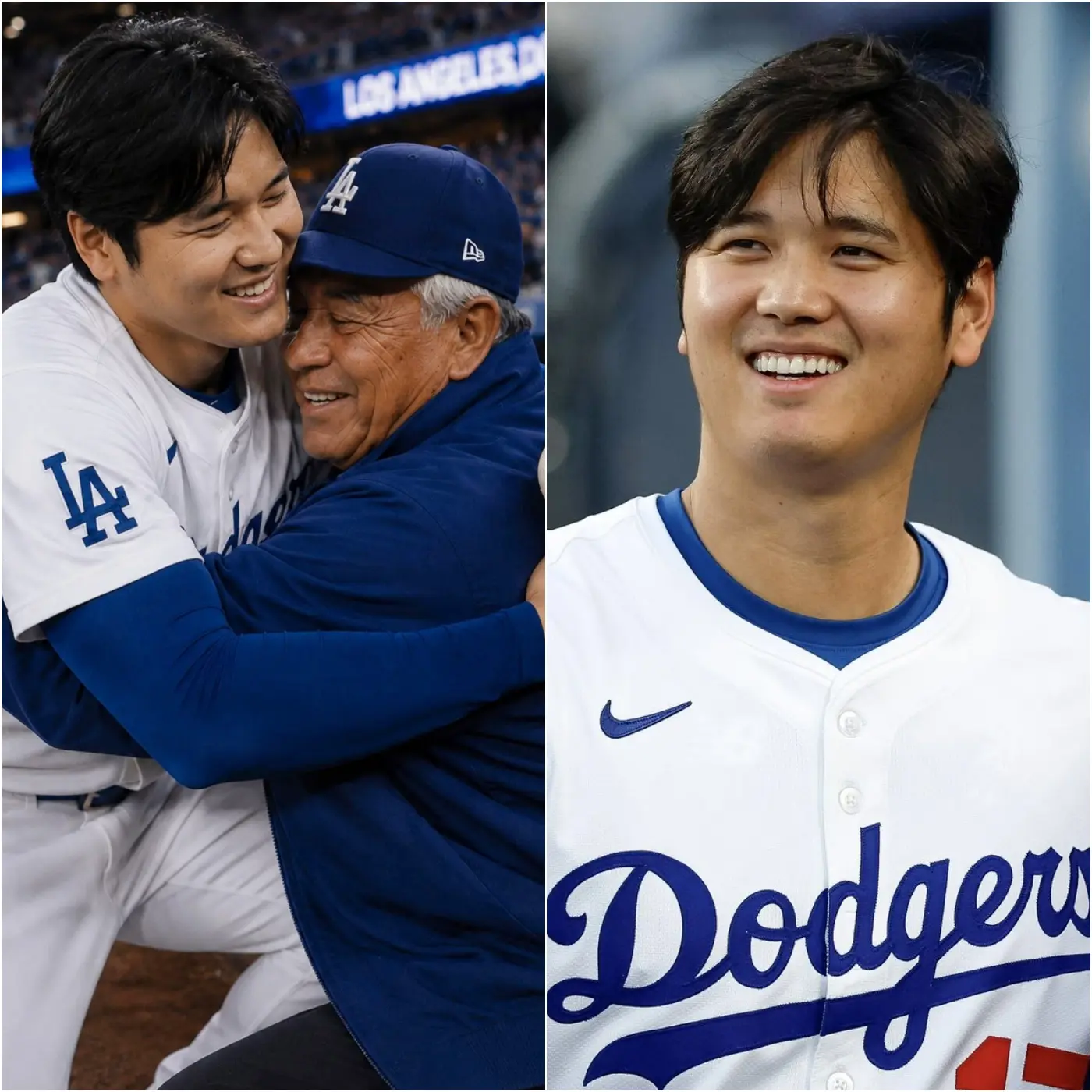 Cover Image for 😢 An 87-year-old cancer patient arrived at Dodgers Stadium with one last wish—to watch his team play one last time—holding a sign amidst the cheering crowd