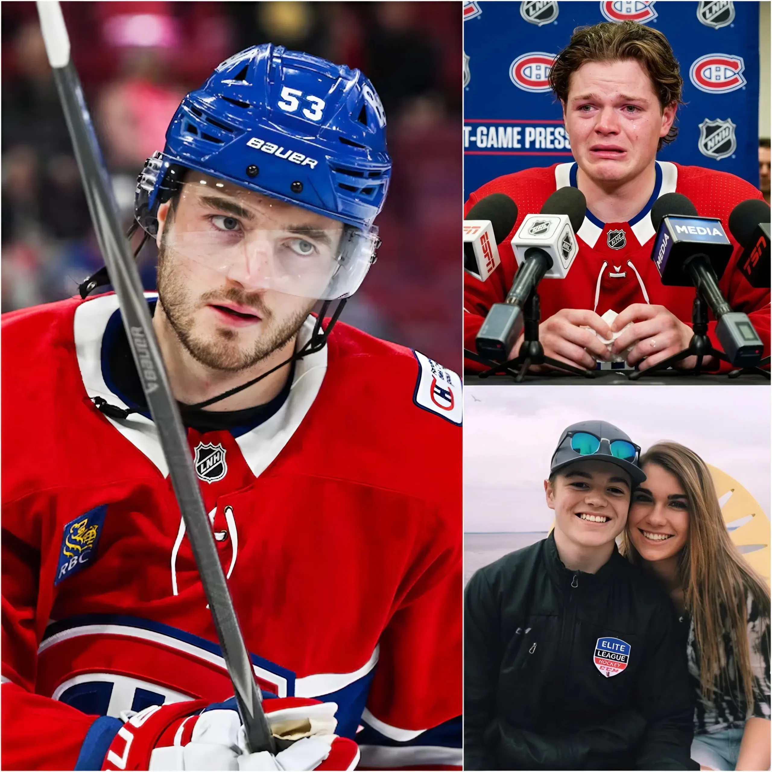 Cover Image for 🚨💔 CHOC DANS TOUTE LA Ligue nationale de hockey : Cole Caufield ÉCLATE EN LARMES ET RÉVÈLE UN SECRET BOULEVERSANT SUR SA VIE AMOUREUSE !
