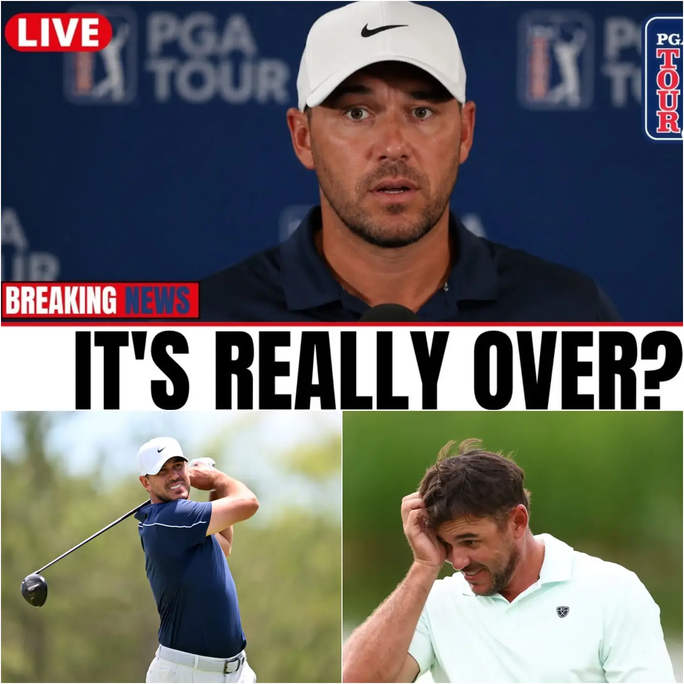 Cover Image for BROOKS KOEPKA SHOCKS GOLF WORLD WITH SURPRISE WITHDRAWAL — U.S. OPEN HOPES IN JEOPARDY