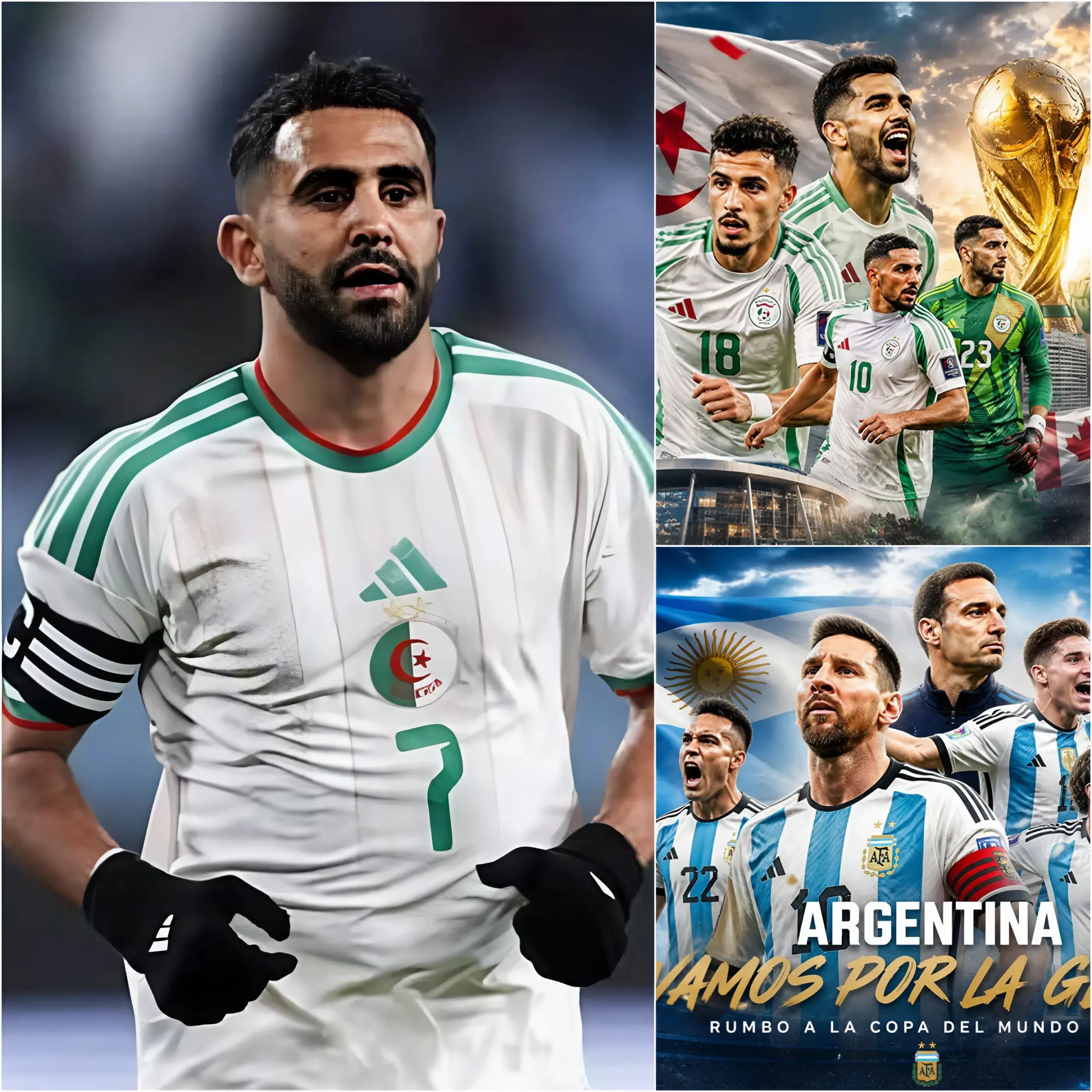 Cover Image for Mahrez has declared that Algeria is ready to cause a “shock” against reigning champions Argentina.