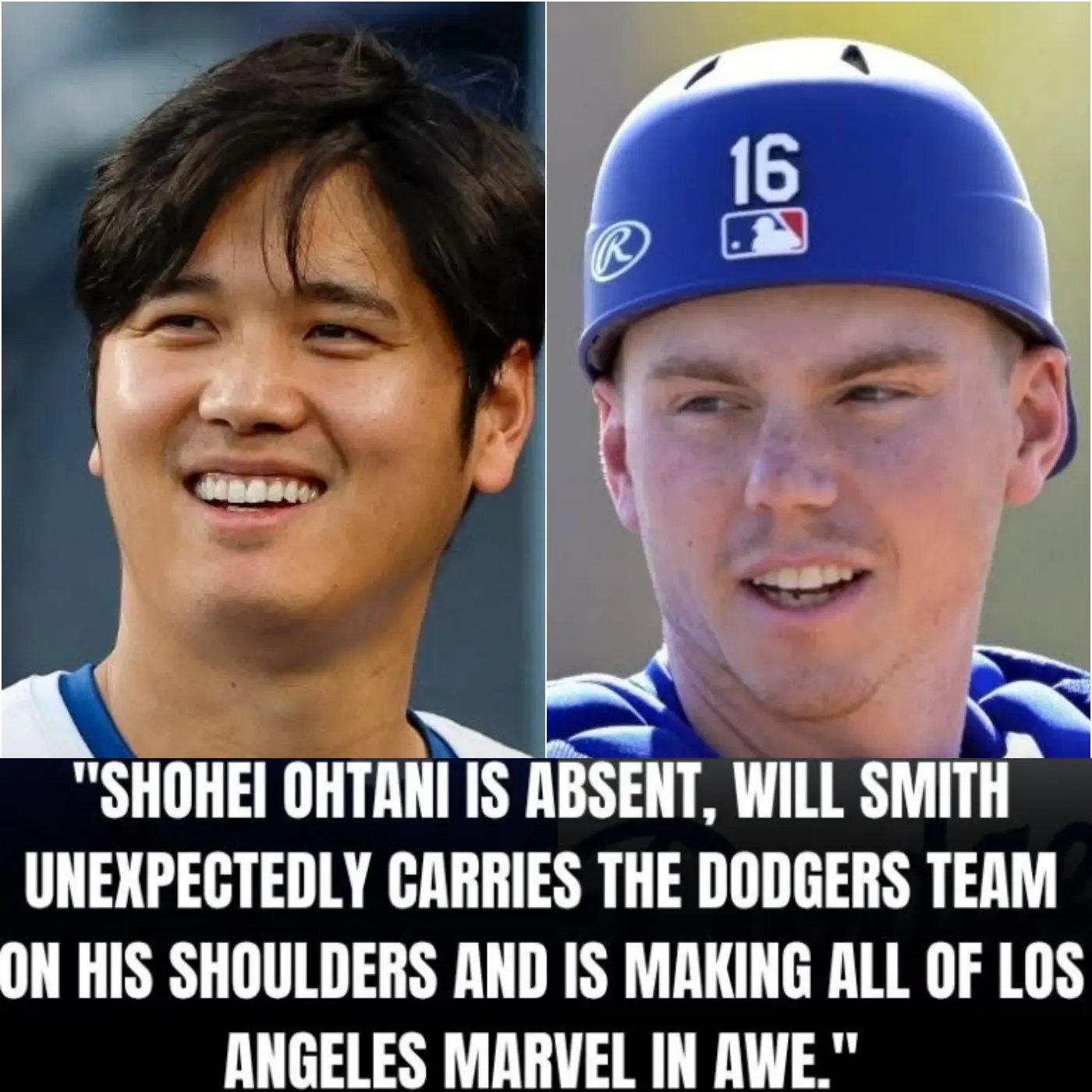 Cover Image for BREAKING: With Shohei Ohtani Out Of The Lineup, Will Smith Finds Himself Carrying An Unexpectedly Heavy Load For The Los Angeles Dodgers — And The Star Catcher Isn’t Pretending It Comes Easy.