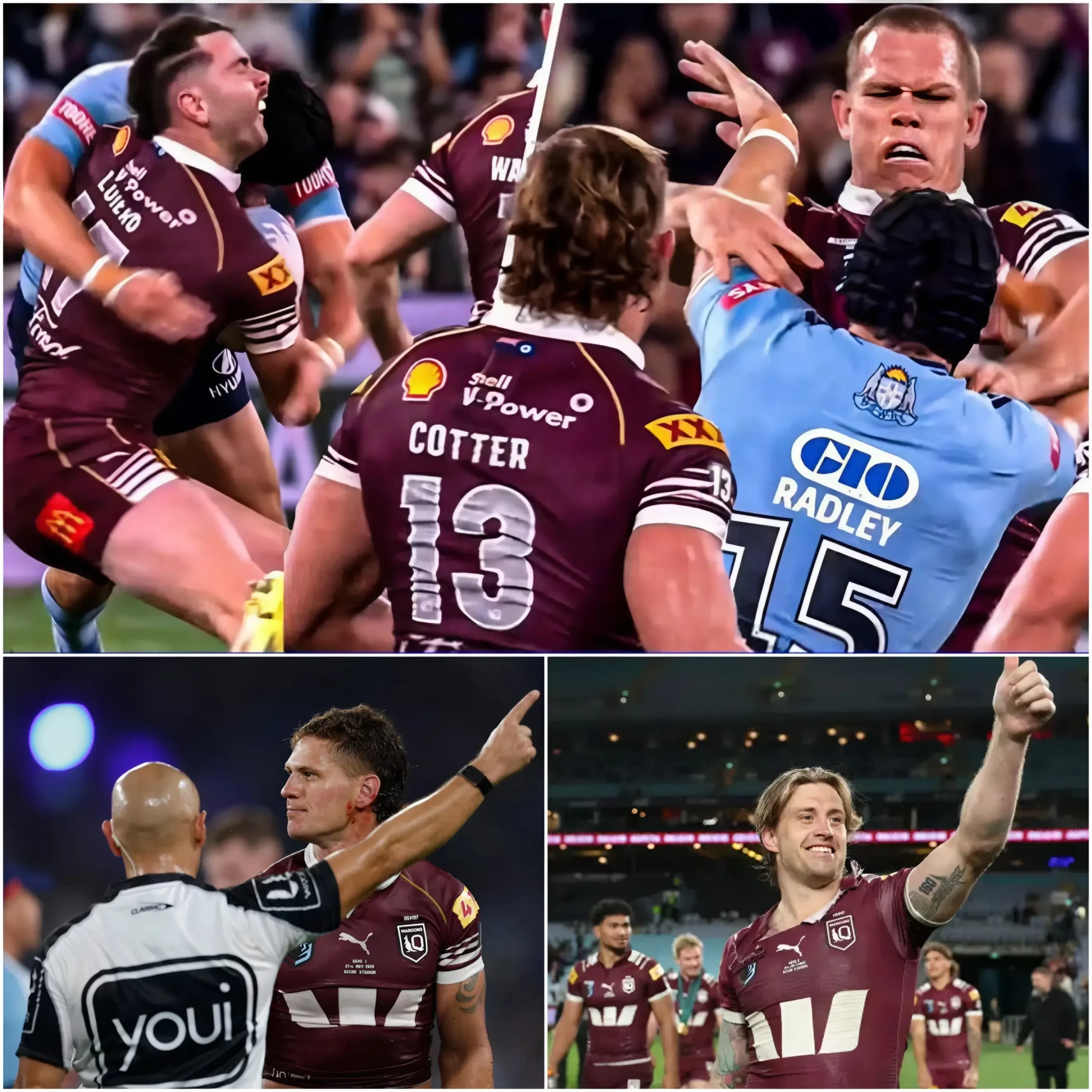 Cover Image for 🏉🚨 ORIGIN GAME 2 ERUPTS AS ONE STAR BECOMES THE TARGET OF RELENTLESS BOOS IN MELBOURNE