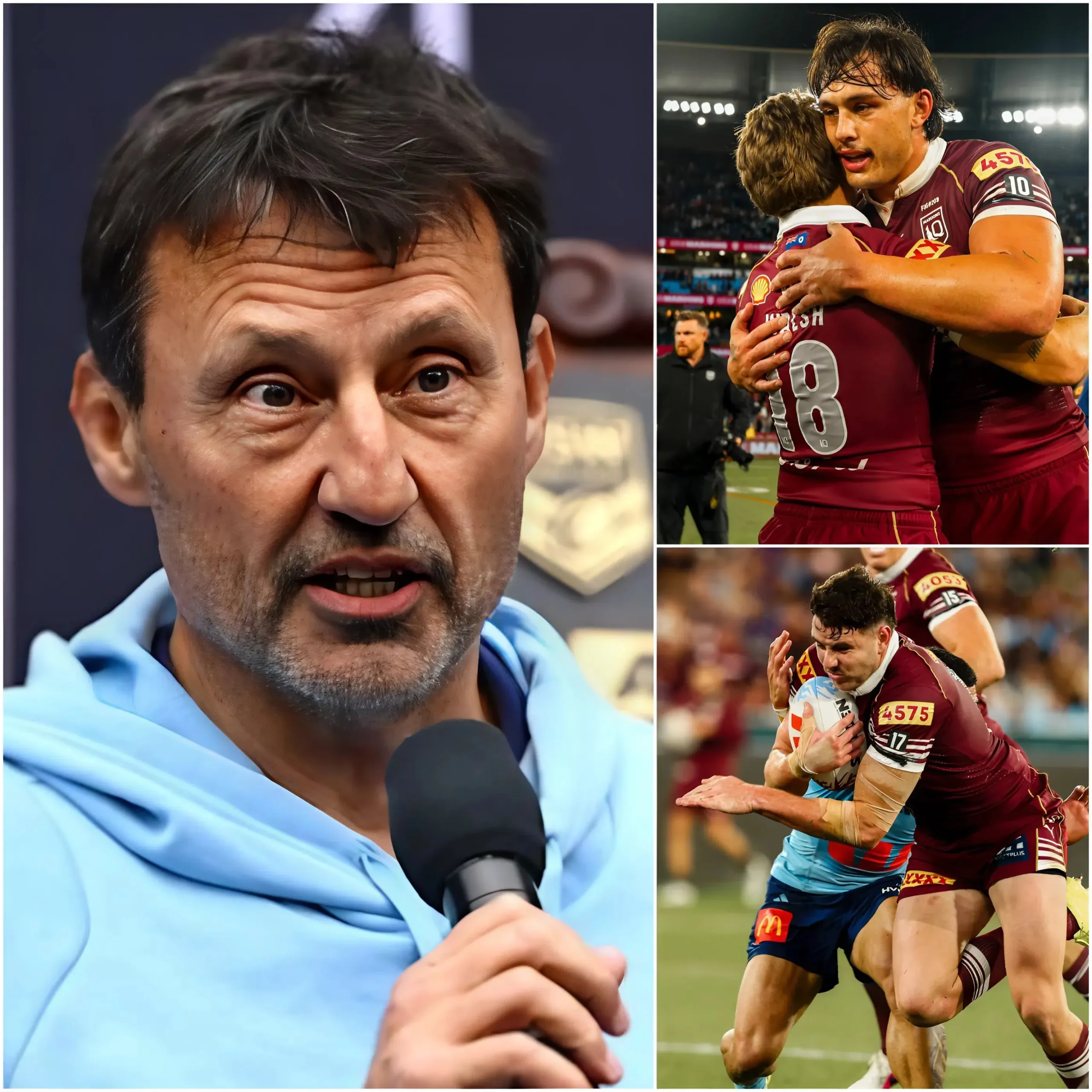Cover Image for “Since becoming a coach, I have never seen a player this talented.” An emotional statement from New South Wales Blues head coach Laurie Daley about a Queensland Maroons player immediately sparked a huge wave of discussion among fans and the wider sporting public