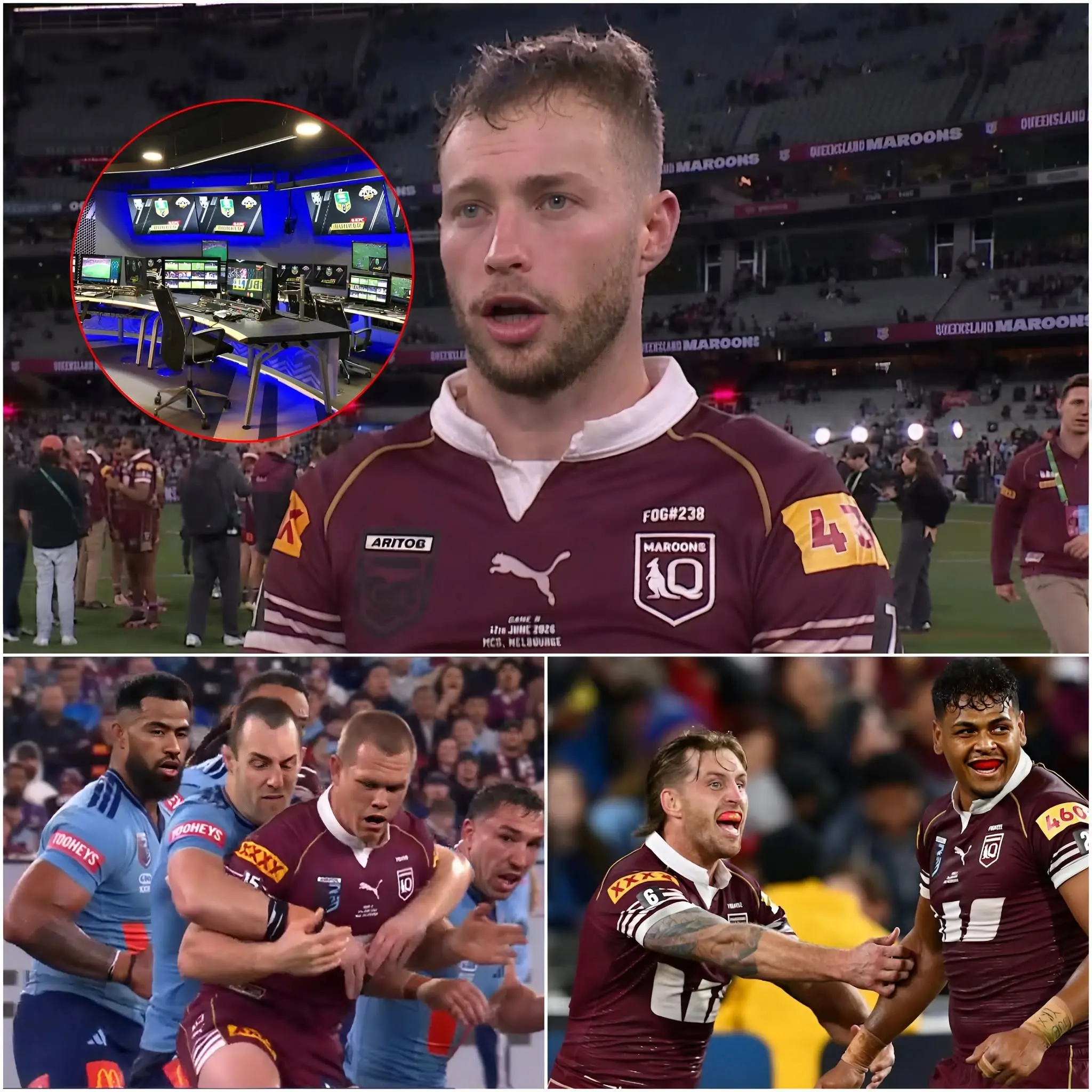 Cover Image for “I’M DEAD SET SURE THOSE BLOKES HAVE ALL COLLUDED TO HELP THE NSW BLUES WIN THIS ONE.