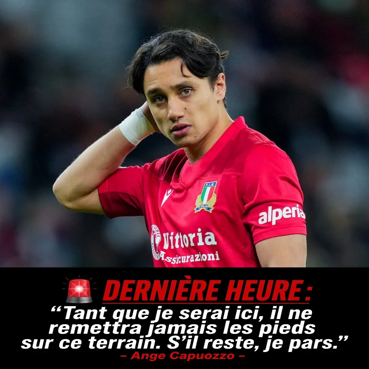 Cover Image for 🚨 DERNIÈRE MINUTE 🚨 Ange Capuozzo a semé le chaos au Stade Toulousain avec une déclaration fracassante — « Tant que je serai ici, il ne remettra jamais les pieds sur ce terrain