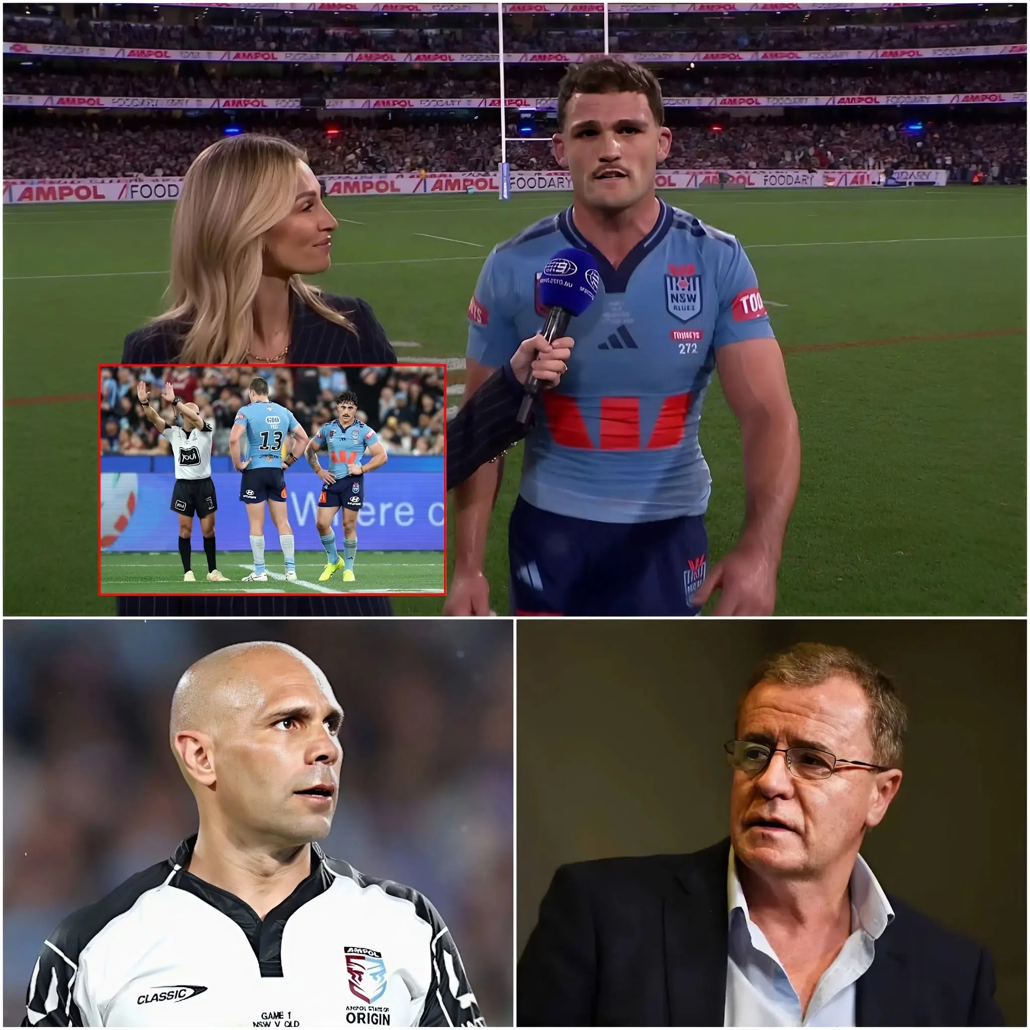 Cover Image for 🚨🏉 “NO WONDER QUEENSLAND WON SO COMFORTABLY…” A stunning comment from Kotoni Staggs has ignited a firestorm across Australian rugby league just days after fresh controversy surrounding referee Ashley Klein emerged.