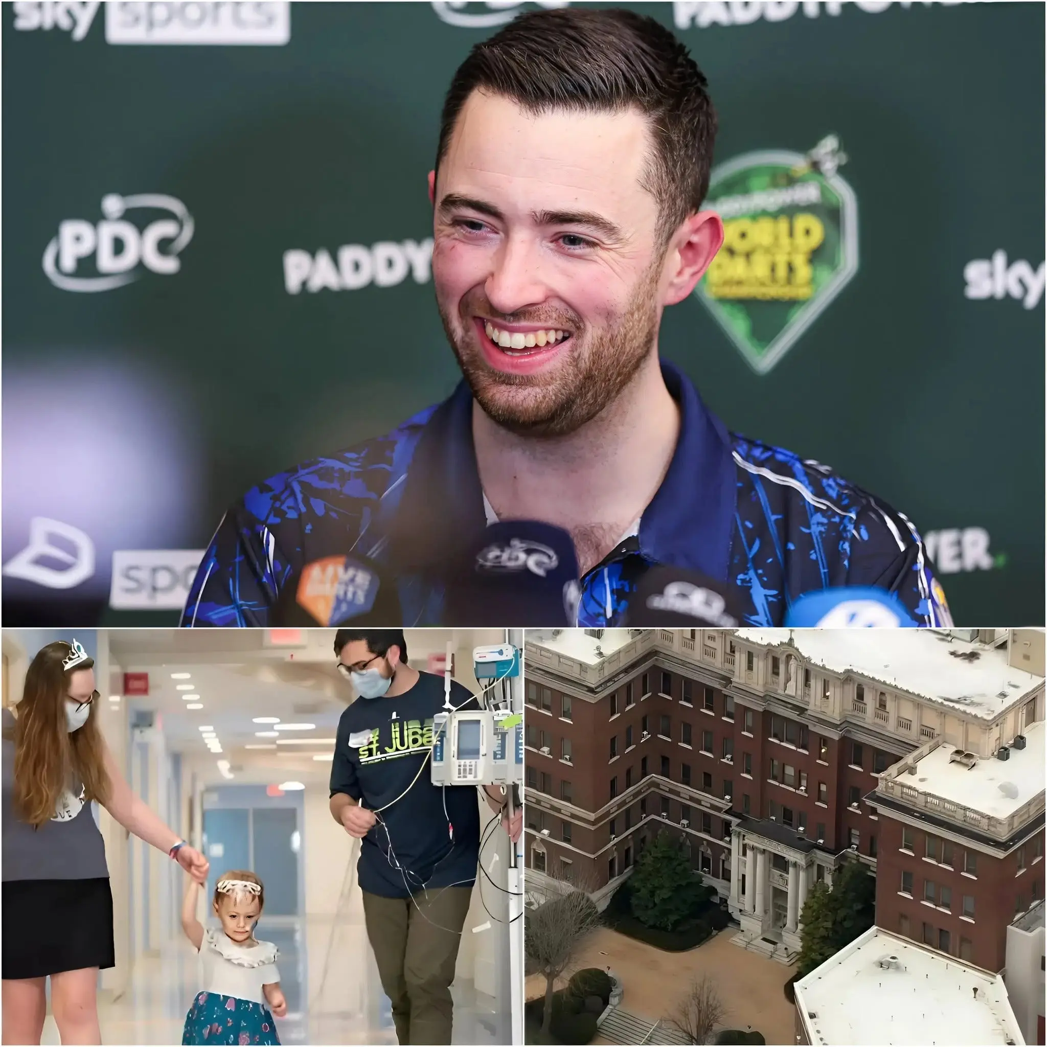 Cover Image for GOOD NEWS: British darts star Luke Humphries has donated his entire $10 million prize money