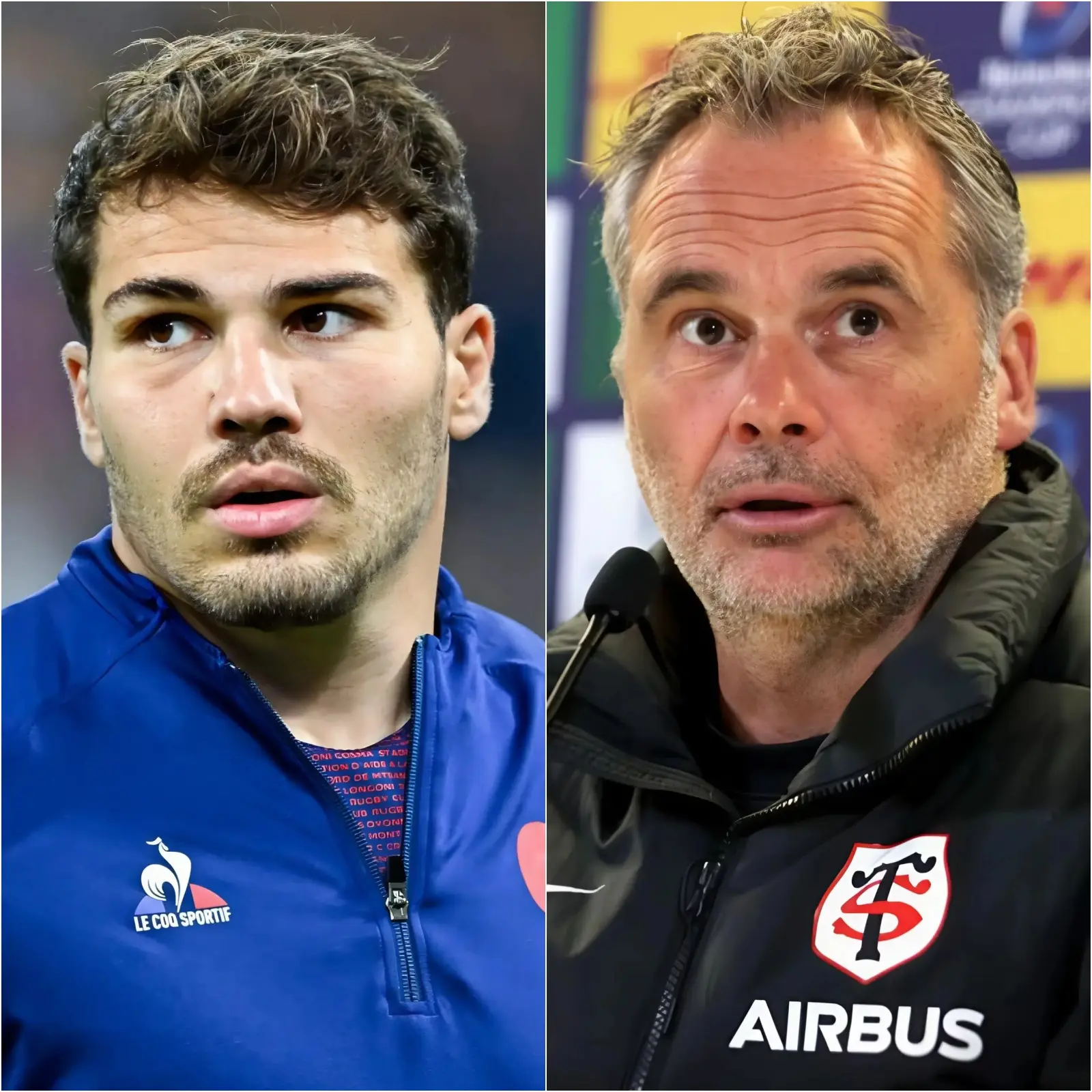 Cover Image for 🚨 DERNIÈRE MINUTE (il y a 5 minutes) : Une réunion interne spéciale de plus d’une heure vient de se terminer entre la direction du Stade Toulousain, les représentants du club et les officiels sportifs. L’entraîneur Ugo Mola a ensuite annoncé personnellement aux médias qu’Antoine Dupont…