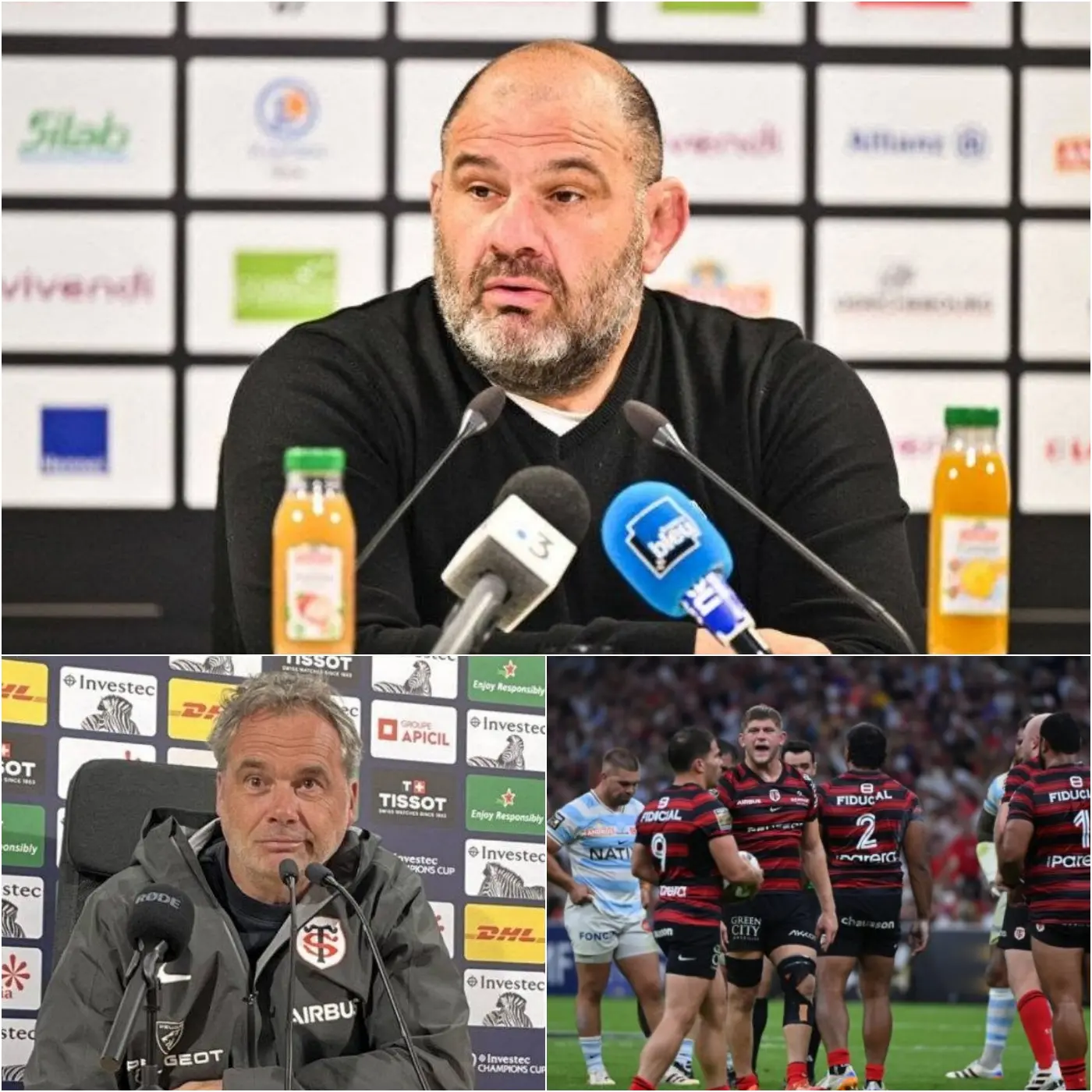 Cover Image for 🚨 COUP DE TONNERRE ! Après la claque historique 71-17 infligée par le Stade Toulousain, le Racing 92 envisagerait de contester certaines décisions arbitrales jugées déterminantes dans des moments clés…