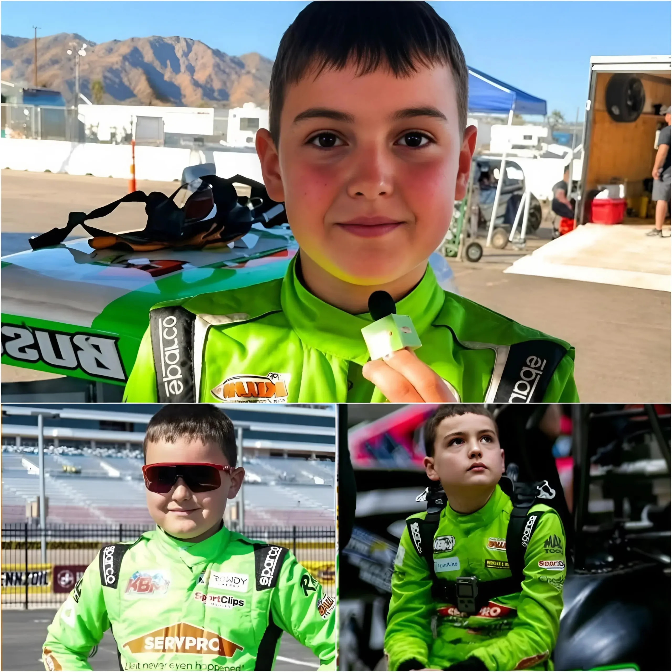 Cover Image for “THE 11-YEAR-OLD DRIVER WAS PUSHING THROUGH A CATASTROPHIC MECHANICAL FAILURE—BUT THE LEAKED TELEMETRY IS WHAT LEFT THE ENTIRE RACING WORLD SILENT 🚨🔥”