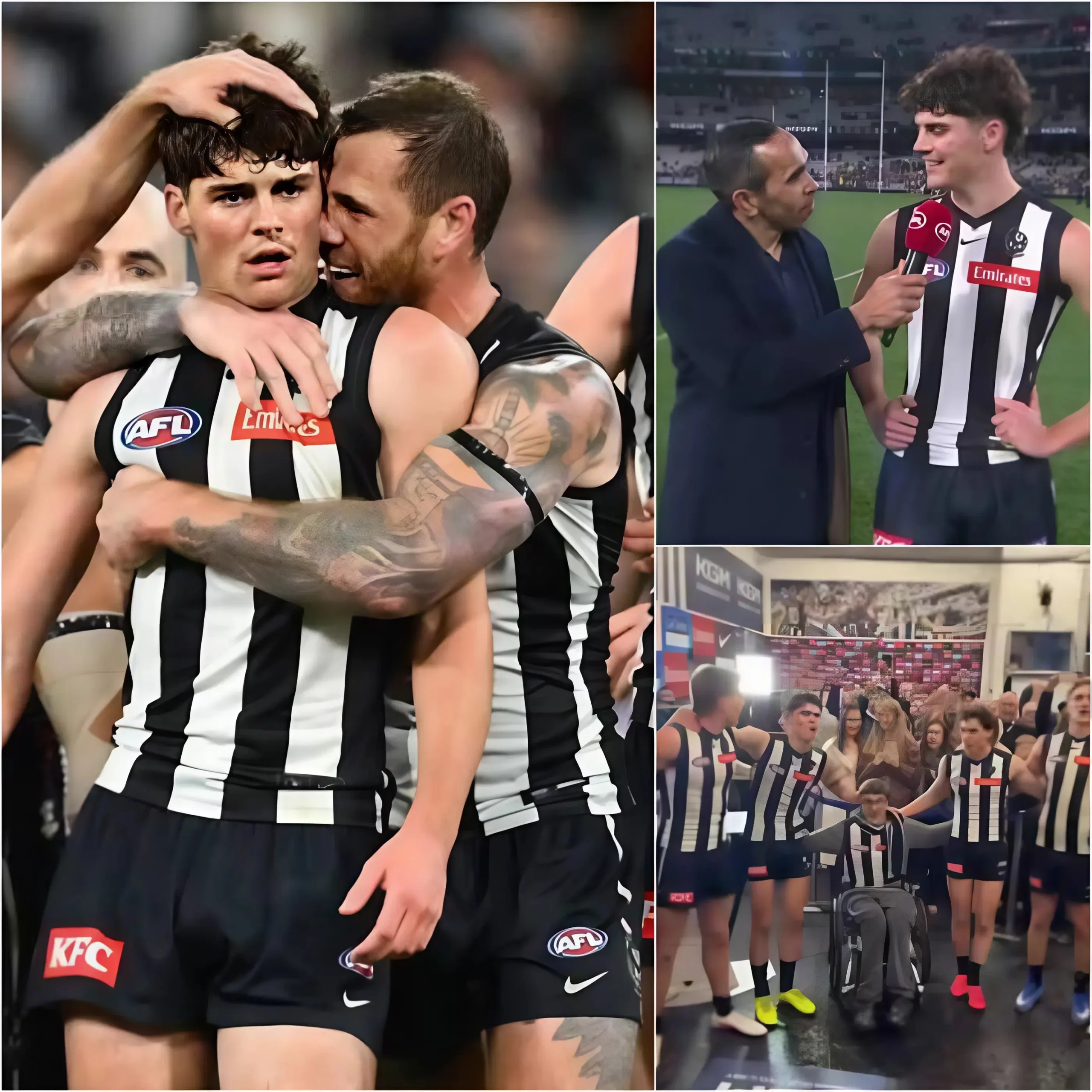 Cover Image for 💔 “BROTHER, I DID IT!” — Last night wasn’t just an ordinary game, but an incredibly moving moment as Sam Swadling showed the deep affection he has for his older brother, Jack Swadling, behind the image of a star.