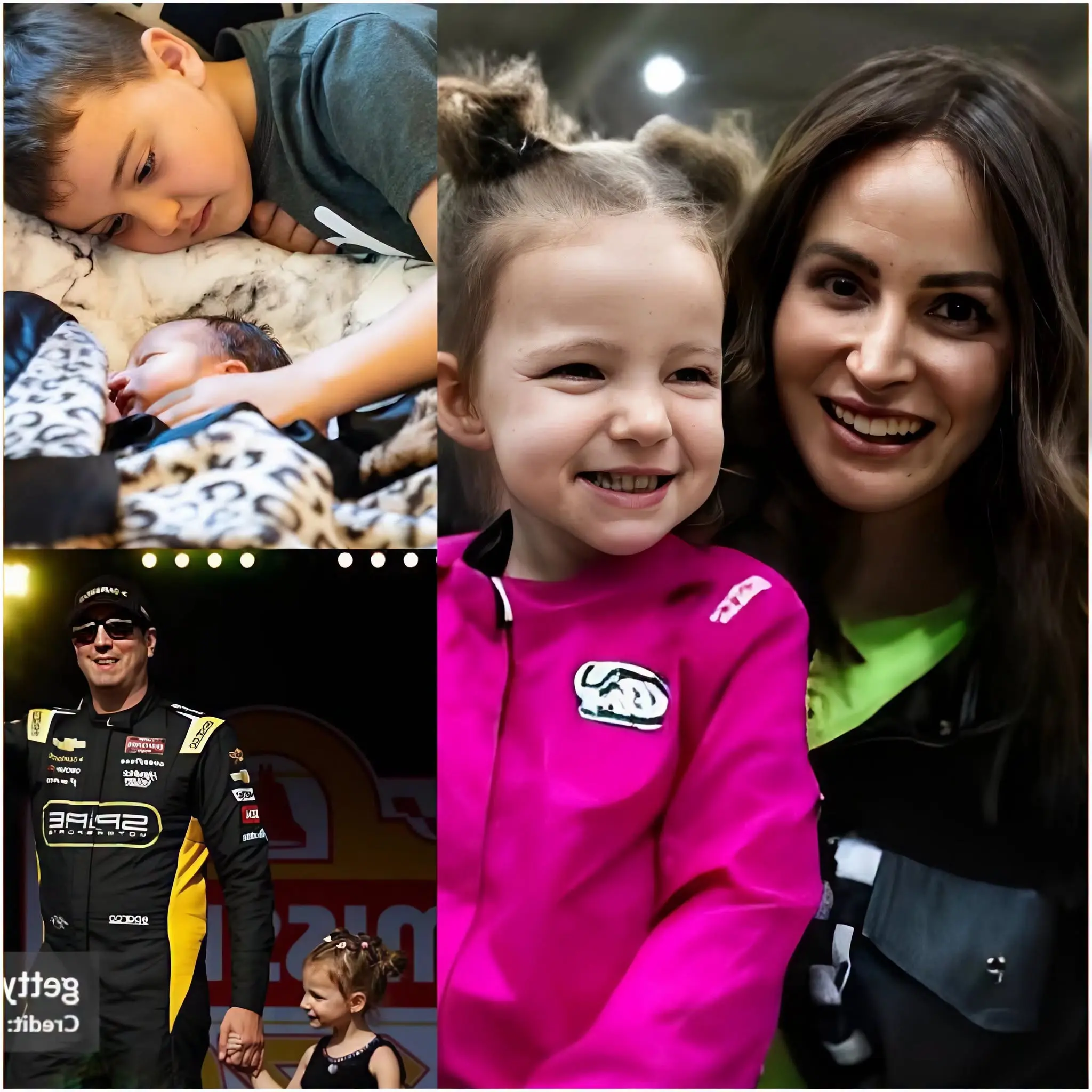 Cover Image for 😭While all eyes are on Brexton Busch and his journey continuing the legacy of his legendary father, another story within the Busch family is quietly touching the NASCAR community. Samantha Busch recently revealed that her young daughter, Lennix, has received her first kart, but what brings joy to many isn’t the gift itself, but the reason behind it