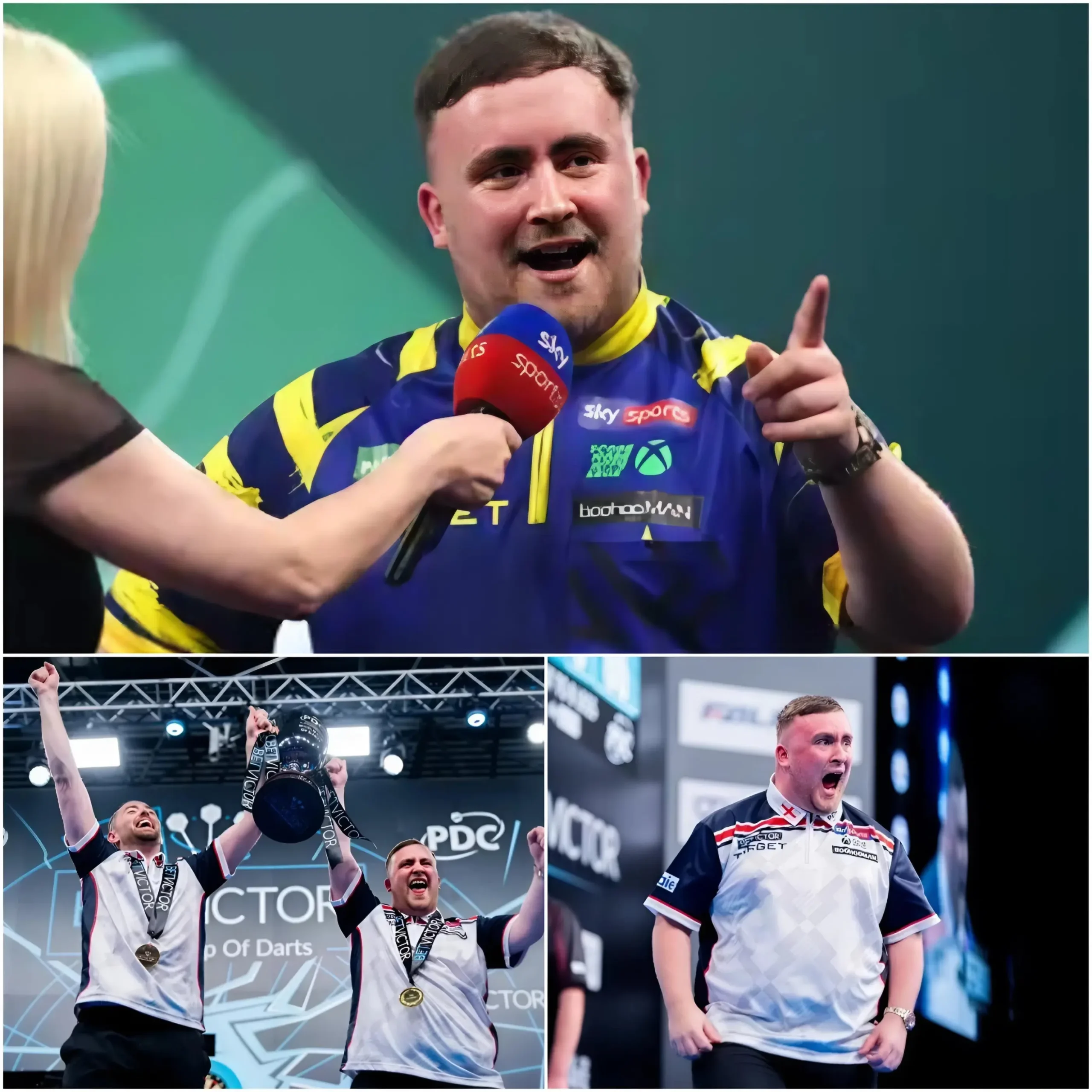 Cover Image for 🏆🔥 “Winning the World Cup is only the beginning… I’m not done yet.” Fresh from lifting the World Cup of Darts trophy and pocketing £100,000, Luke Littler delivered a powerful message that has already sent shockwaves through the darts world.
