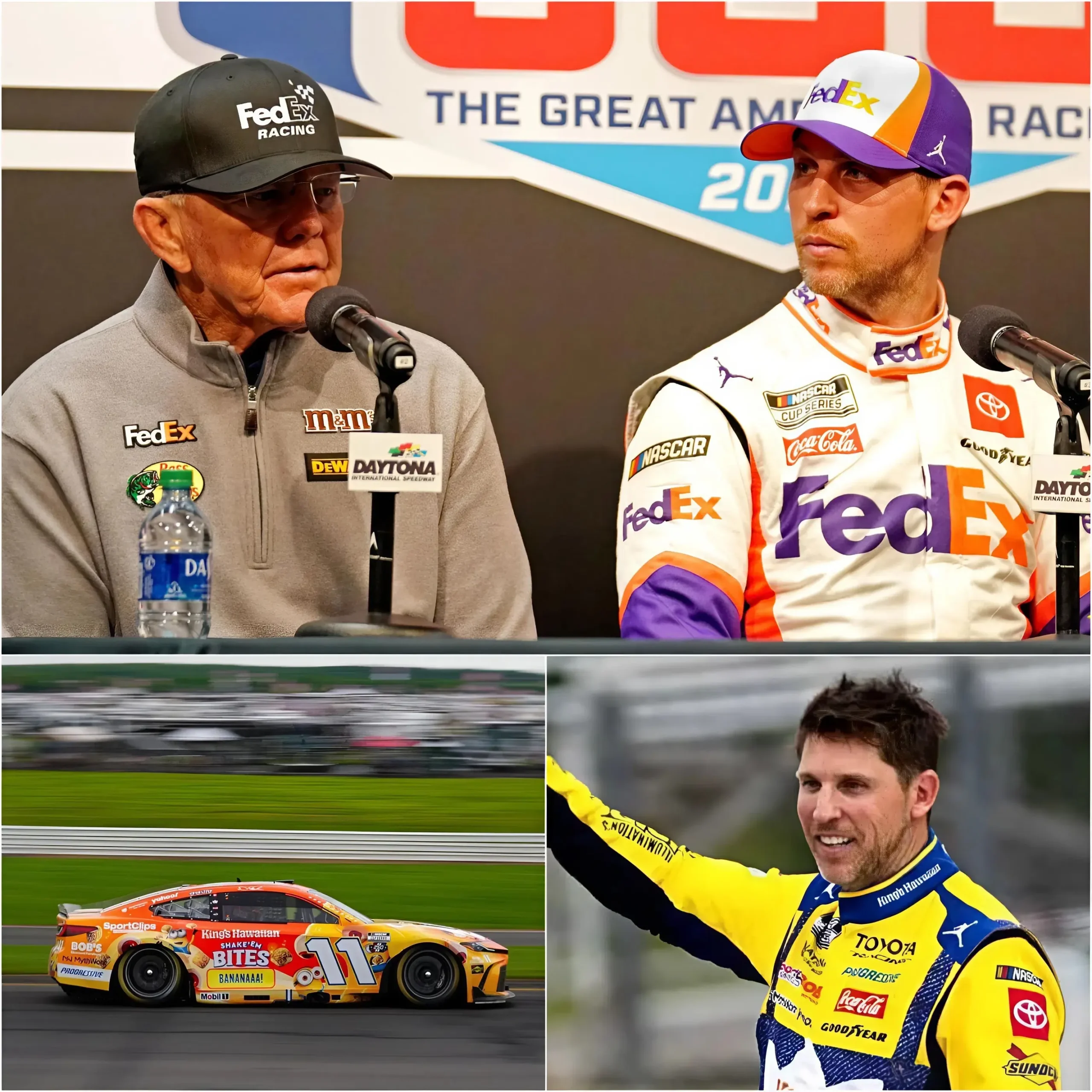 Cover Image for “This could be our last chance…” 🚨 Team boss Joe Gibbs unexpectedly reveals plans to break Denny Hamlin’s 21-year championship curse; a decision made before San Diego can rewrite NASCAR history.👇